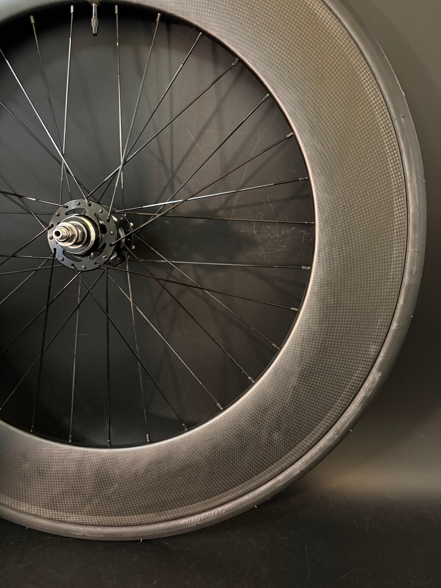 Unbranded 90mm Carbon Clincher / Novatec Wheelset 32h