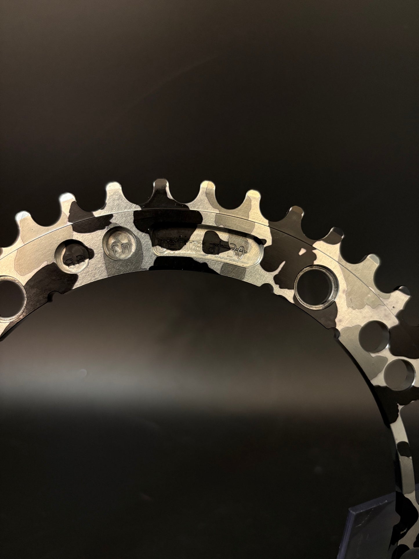 Aarn Chainring B&W Camo 43t