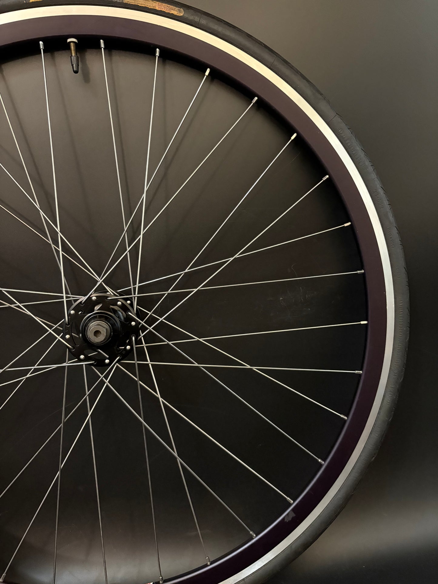Velocity Deep V Black Machined / All City Wheelset 32h