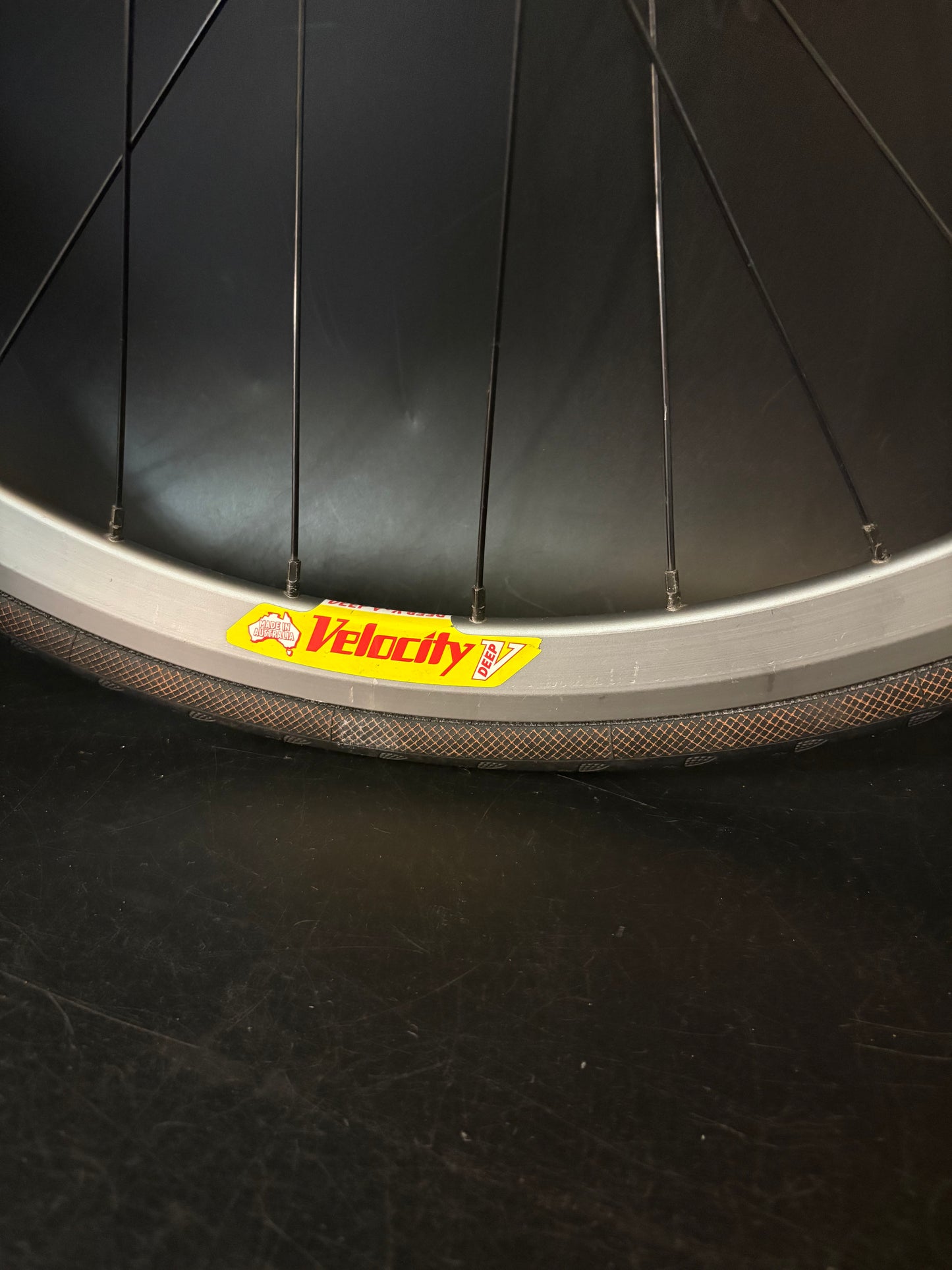 Velocity Deep V Grey / Dura Ace 7600 Wheelset 32h
