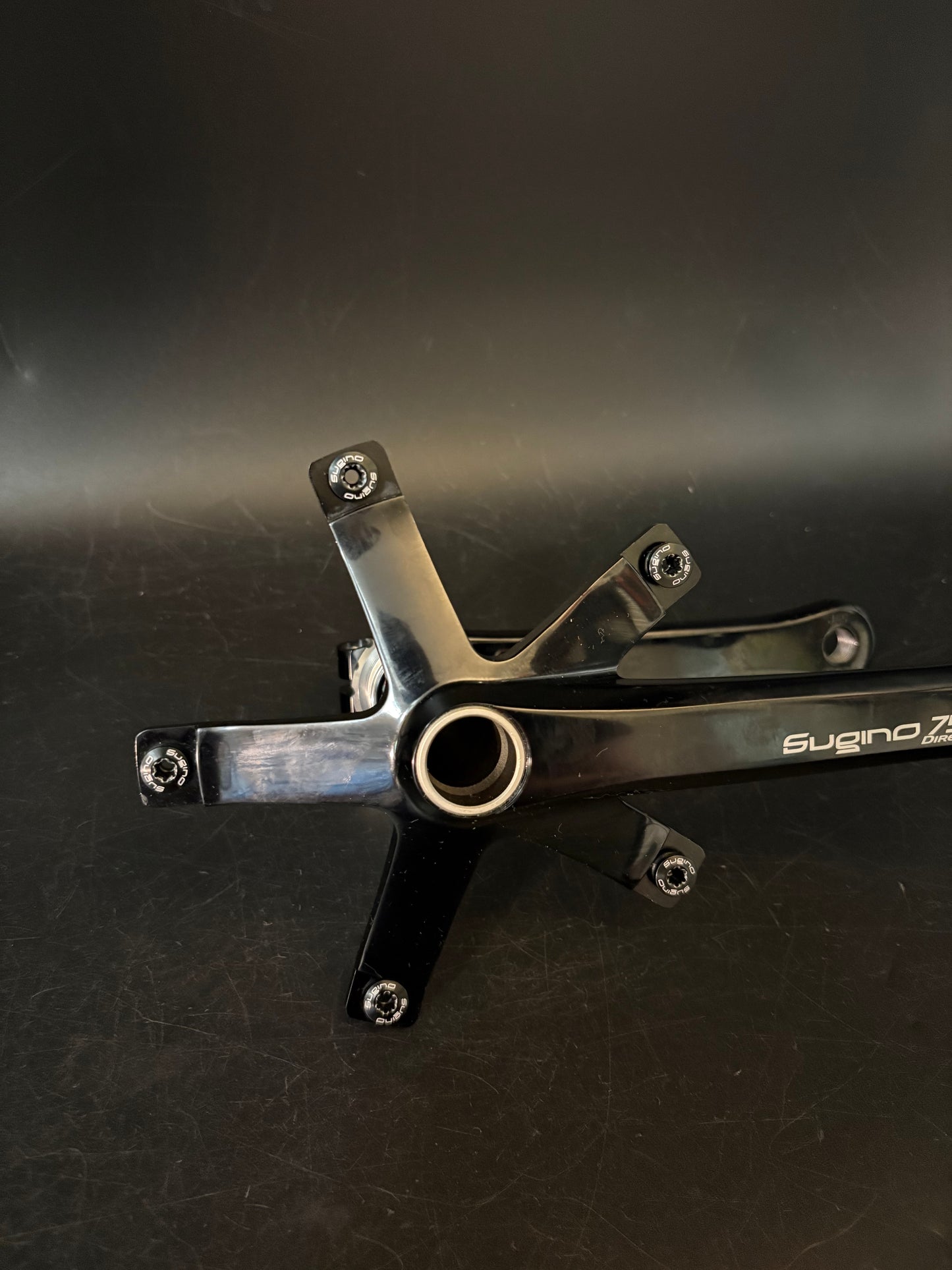 Sugino 75 DD2 Crankset Black 165mm