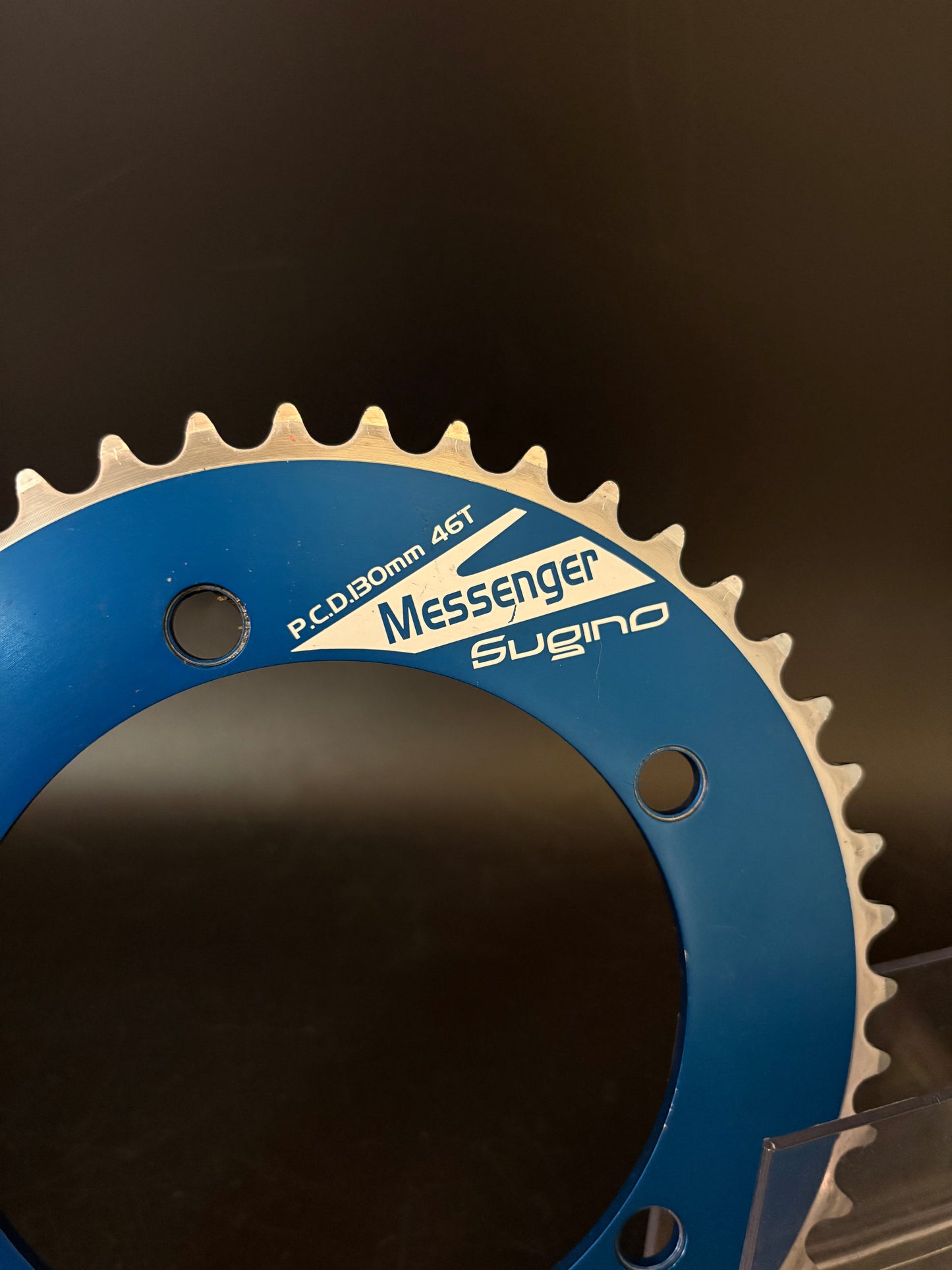 Sugino Messenger Chainring Blue 46t 130bcd
