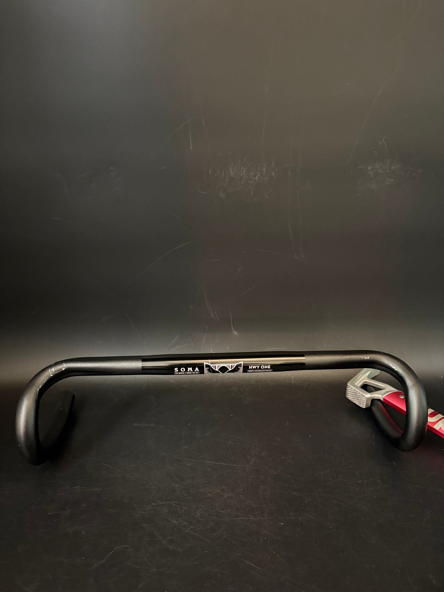 Soma HWY One Drop Handlebar Black 46cm 26.0
