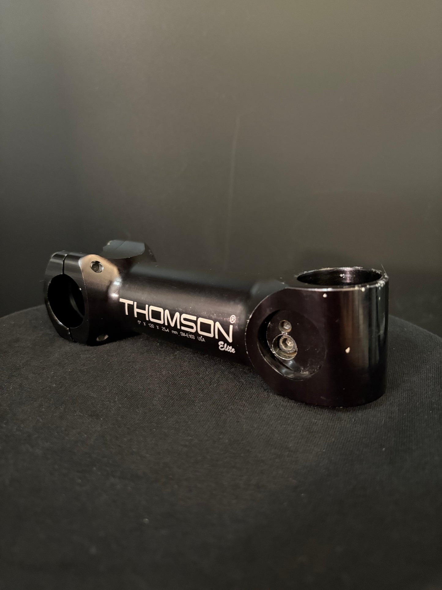 Thomson Elite Stem Black 120mm 25.4 5deg