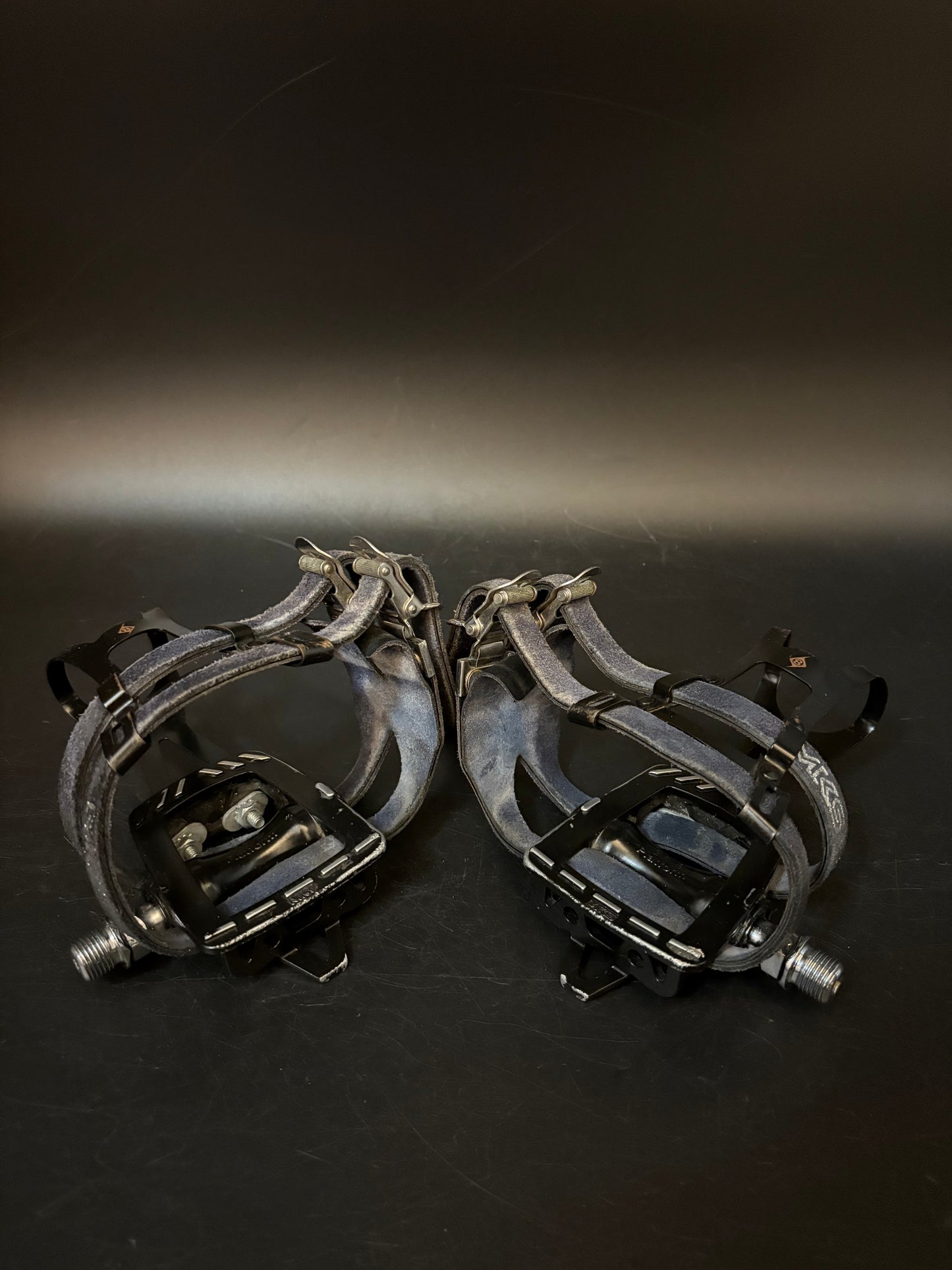 MKS GR9 Pedals Black / Mash Double Straps Pedal Setup