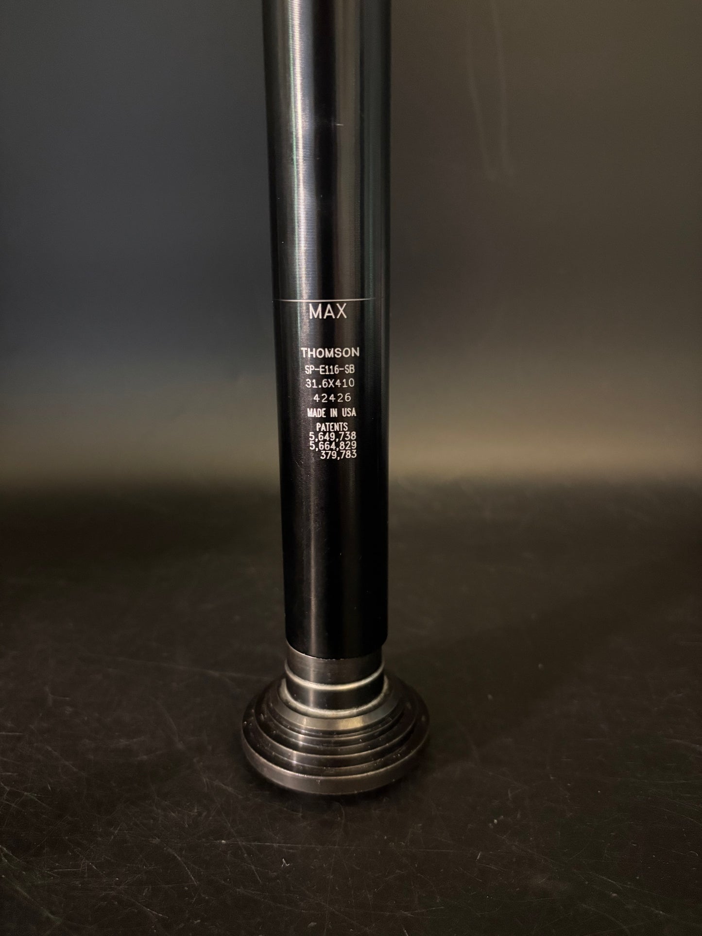 Thomson Elite Setback Seatpost Black 31.6 410mm