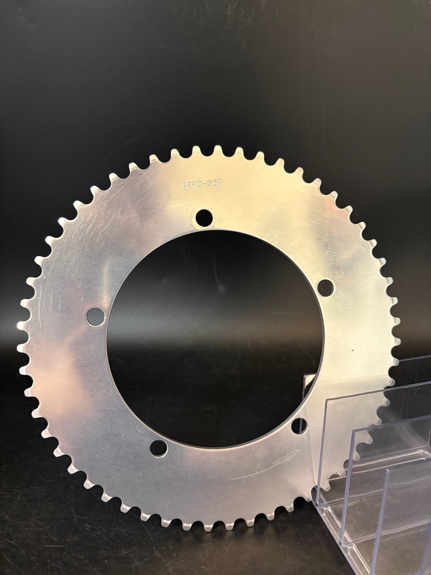 Affinity Pro Track Chainring Silver 55t