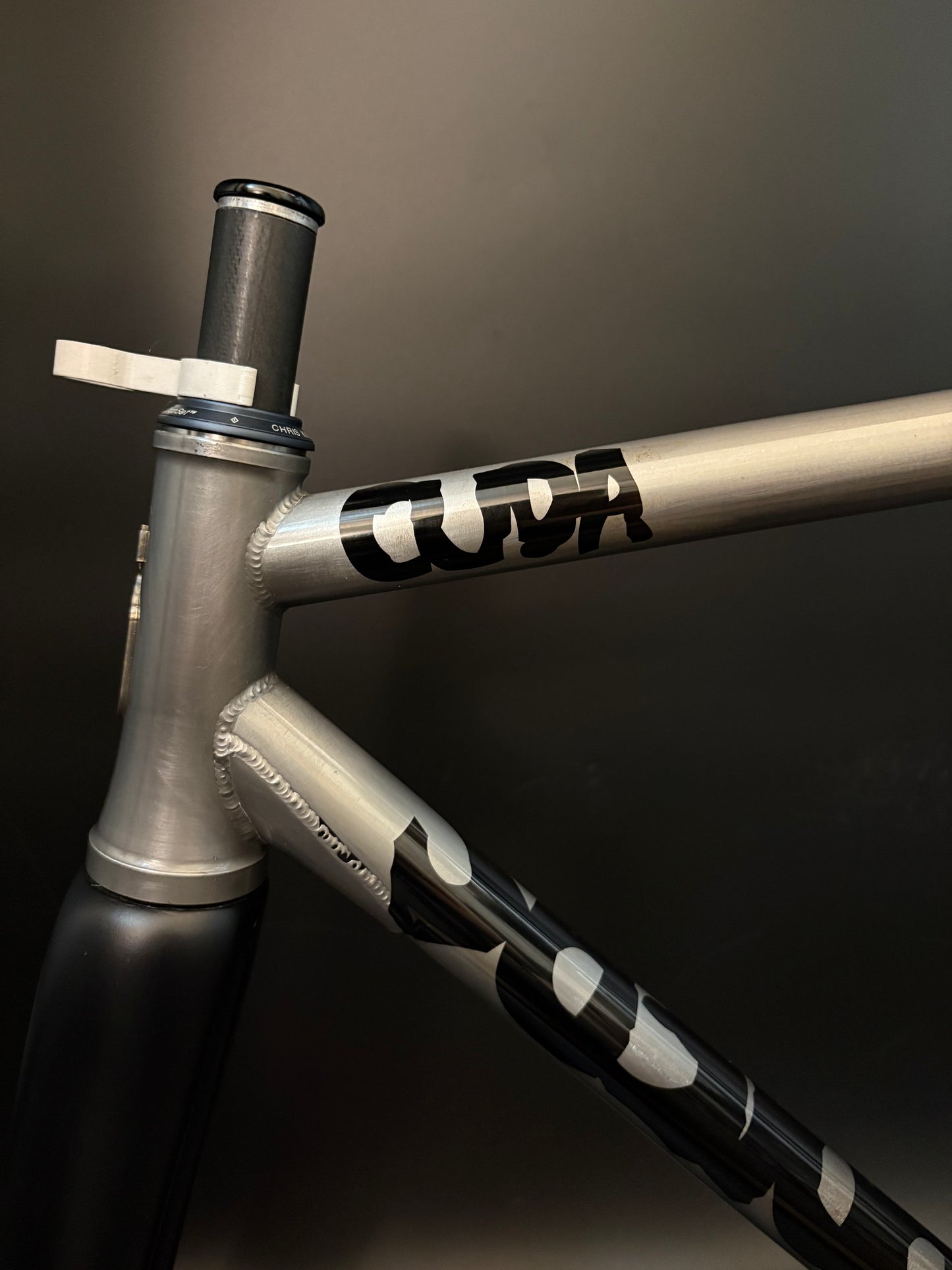 Bombardiers Cuda Frameset Raw Steel 54cm