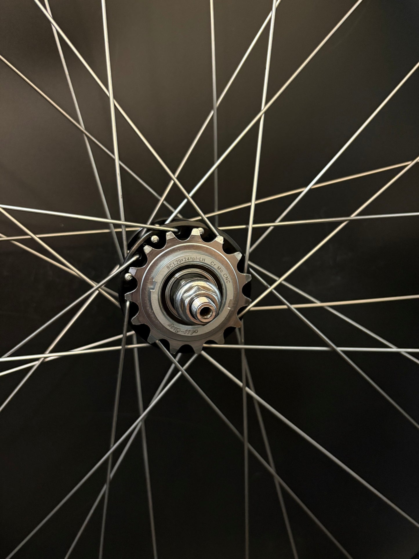 Velocity Deep V Black Machined / All City Wheelset 32h