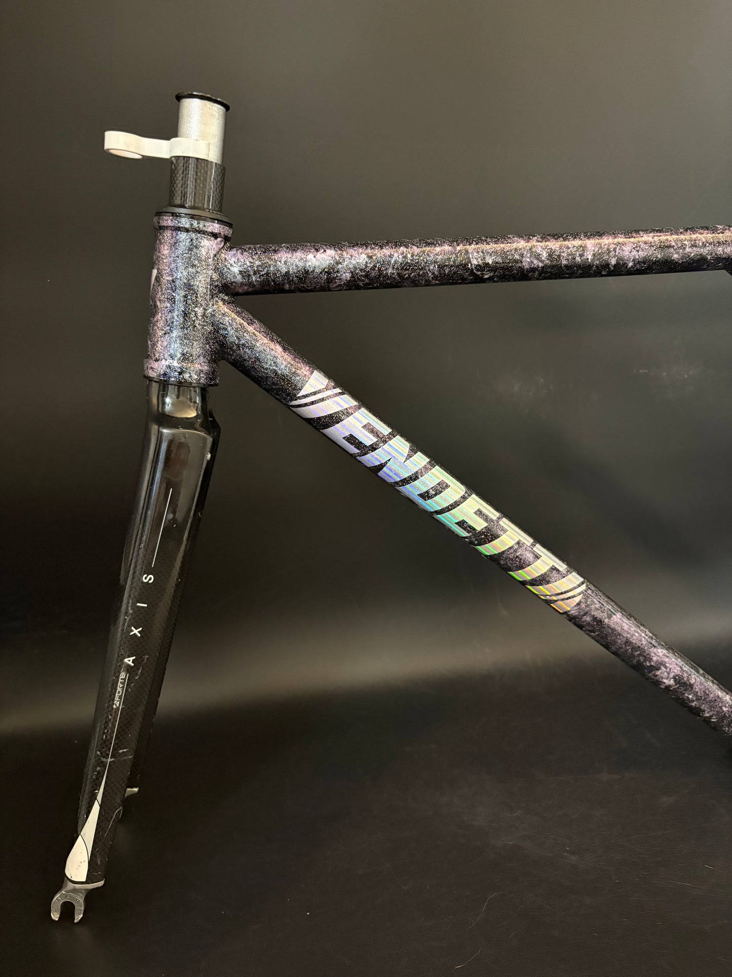 Vendetta Triple T Frameset Purple Marble Sparkle XS