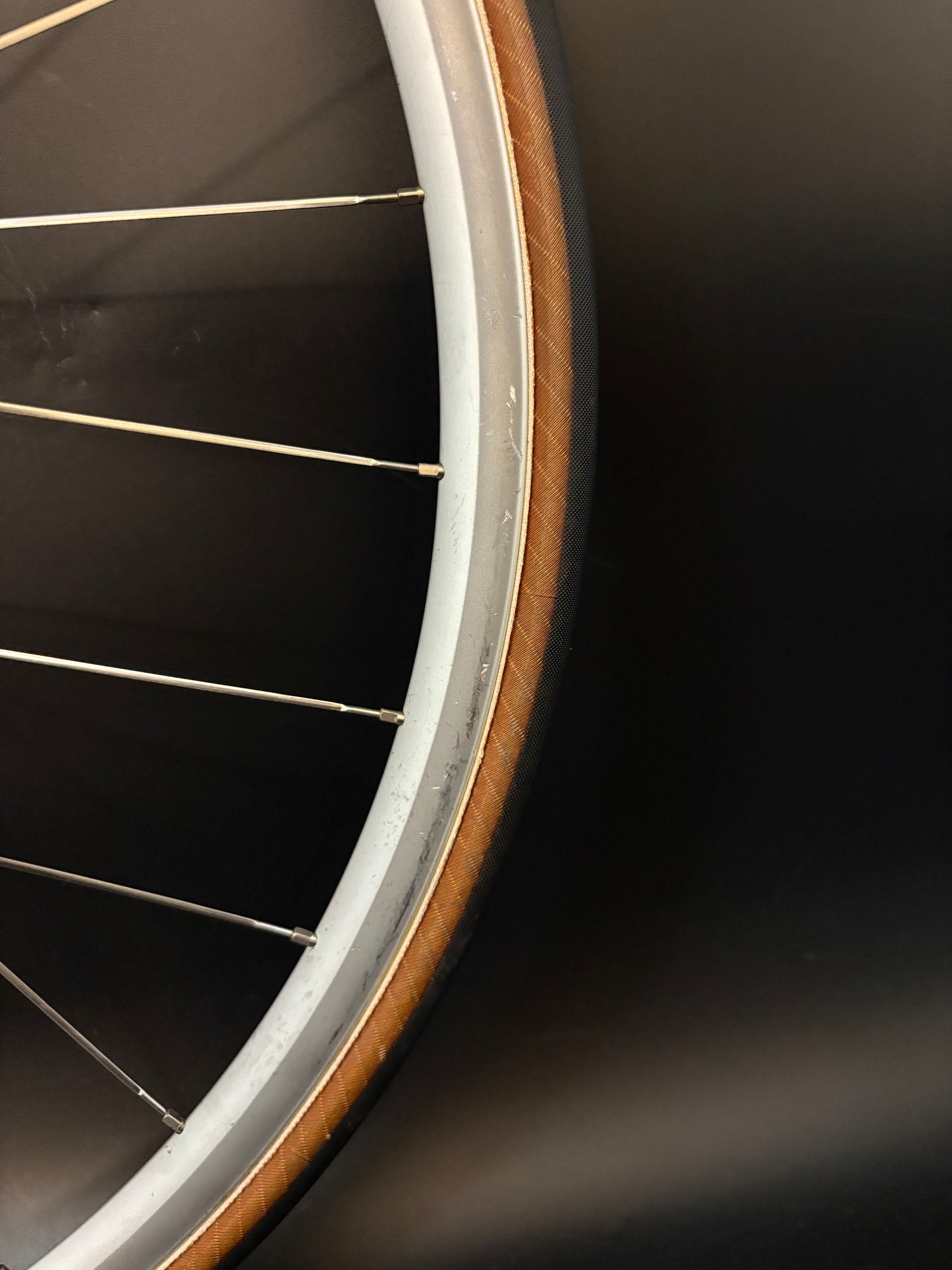 Campagnolo Seoul 88 Tubular / Suntour Superbe + Dura Ace Wheelset Silver 28h