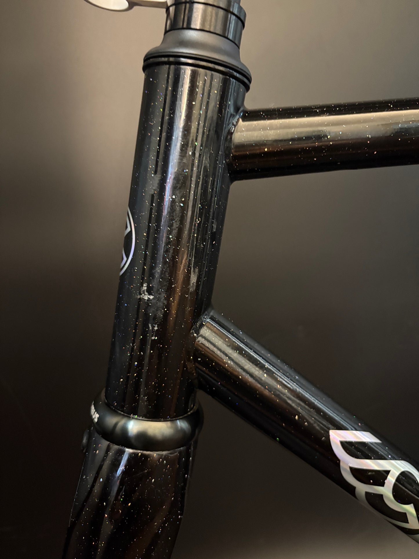 Cinelli Vigorelli Steel Frameset Black Sparkle L
