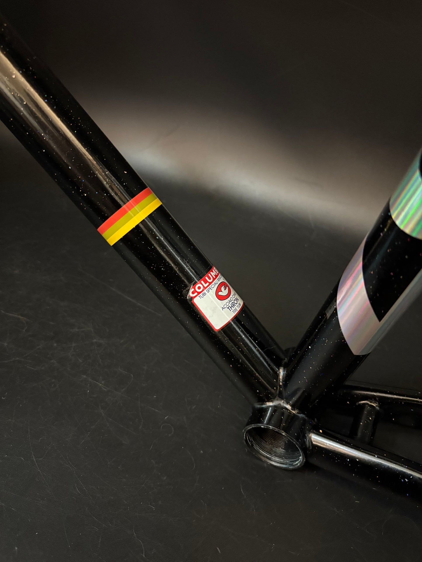 Cinelli Vigorelli Steel Frameset Black Sparkle L