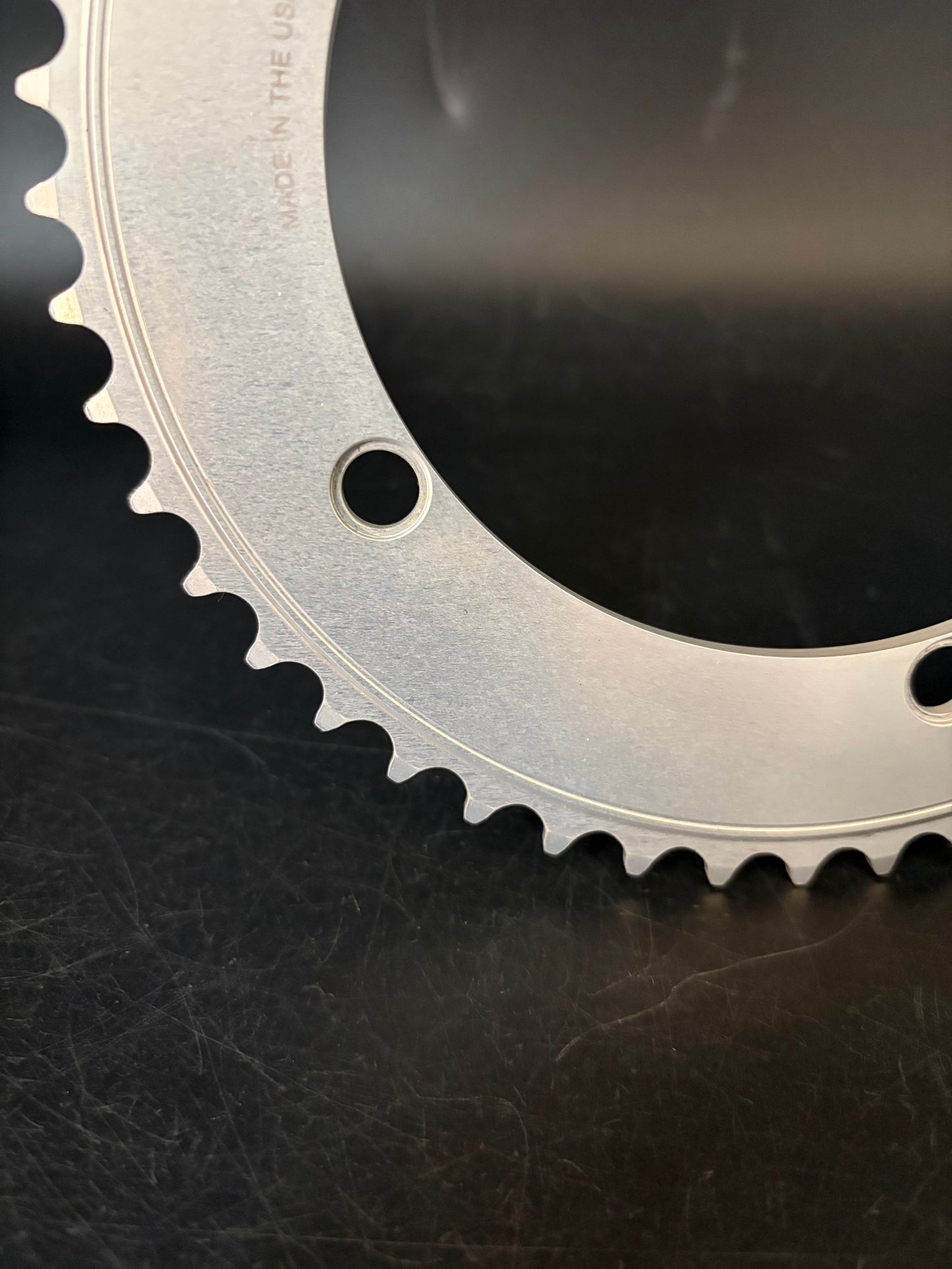 All City Track Chainring Silver 49t