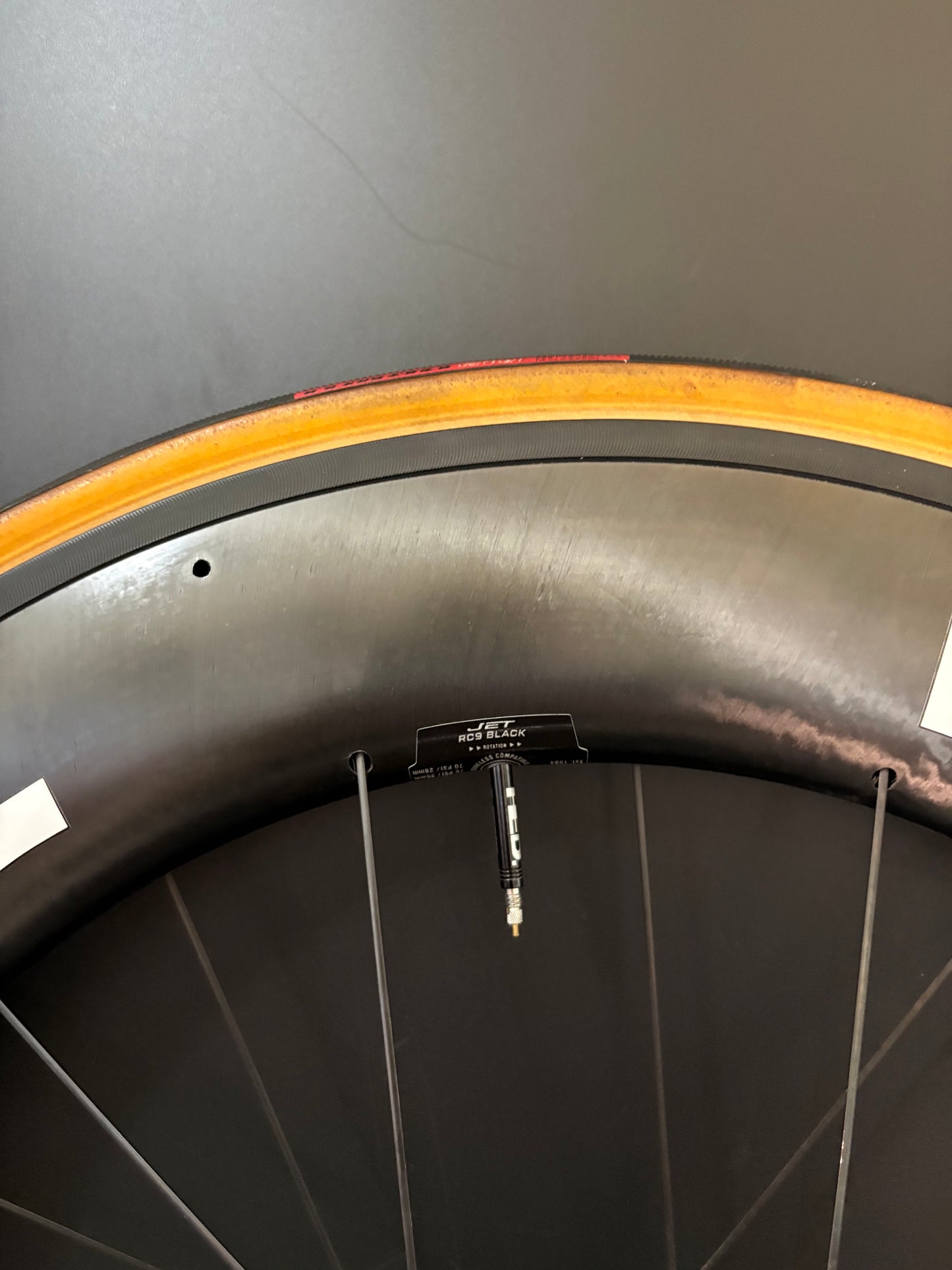 HED Jet RC9 Black Wheelset Carbon Clincher 24h