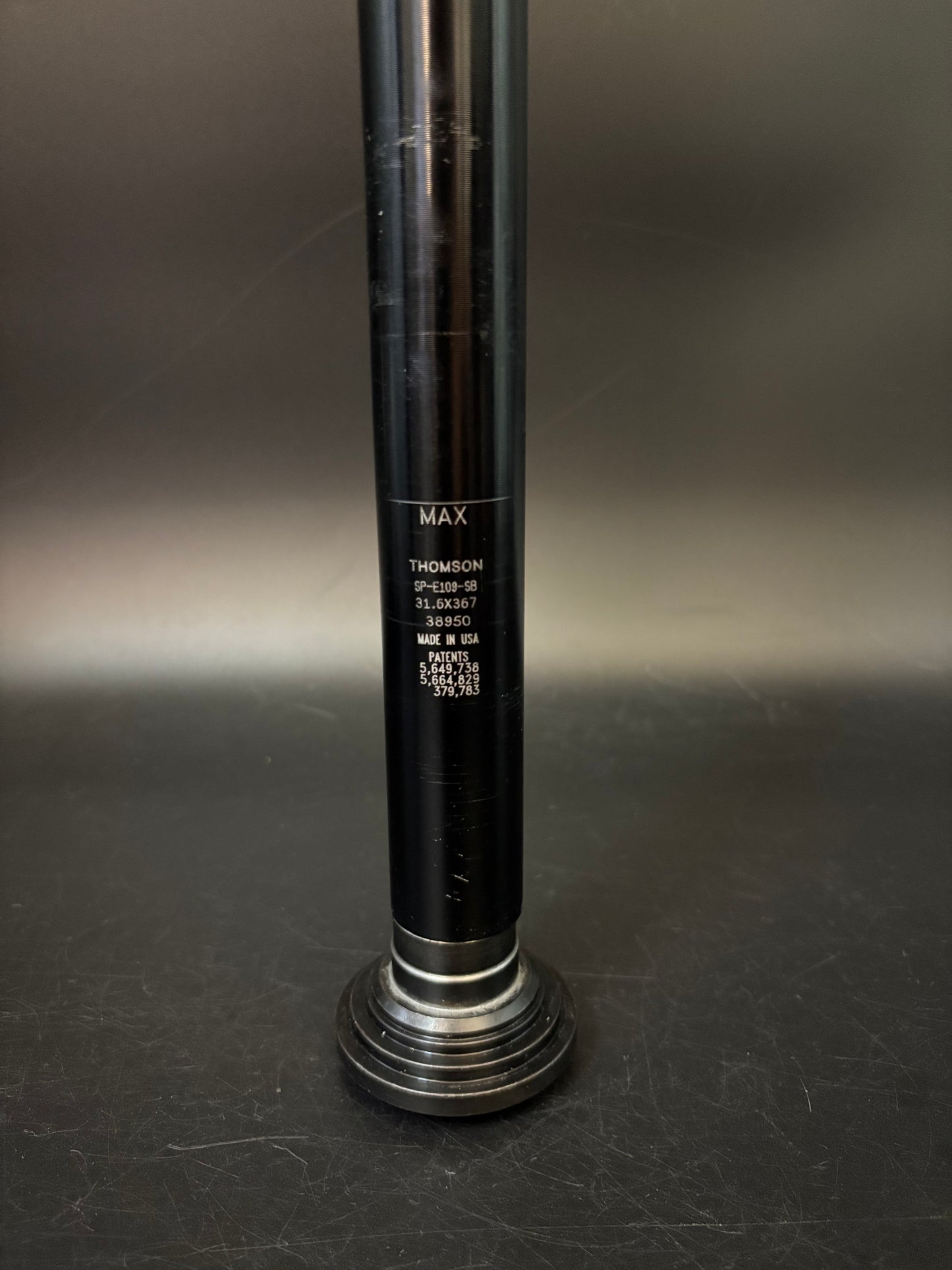 Thomson Elite Setback Seatpost Black 31.6 367mm