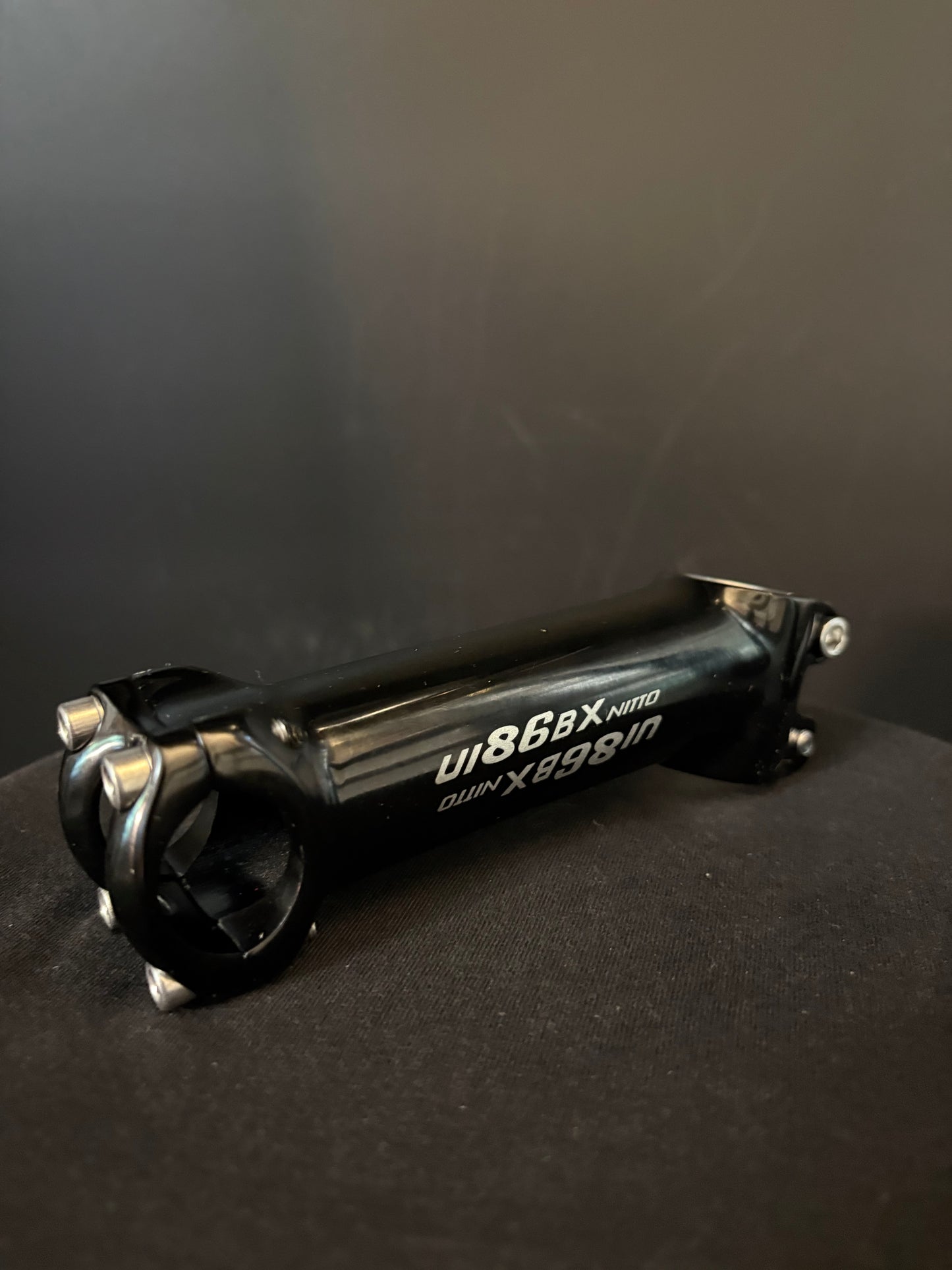 Nitto UI-86BX Stem Black 120mm 26.0 17deg w/ Shim