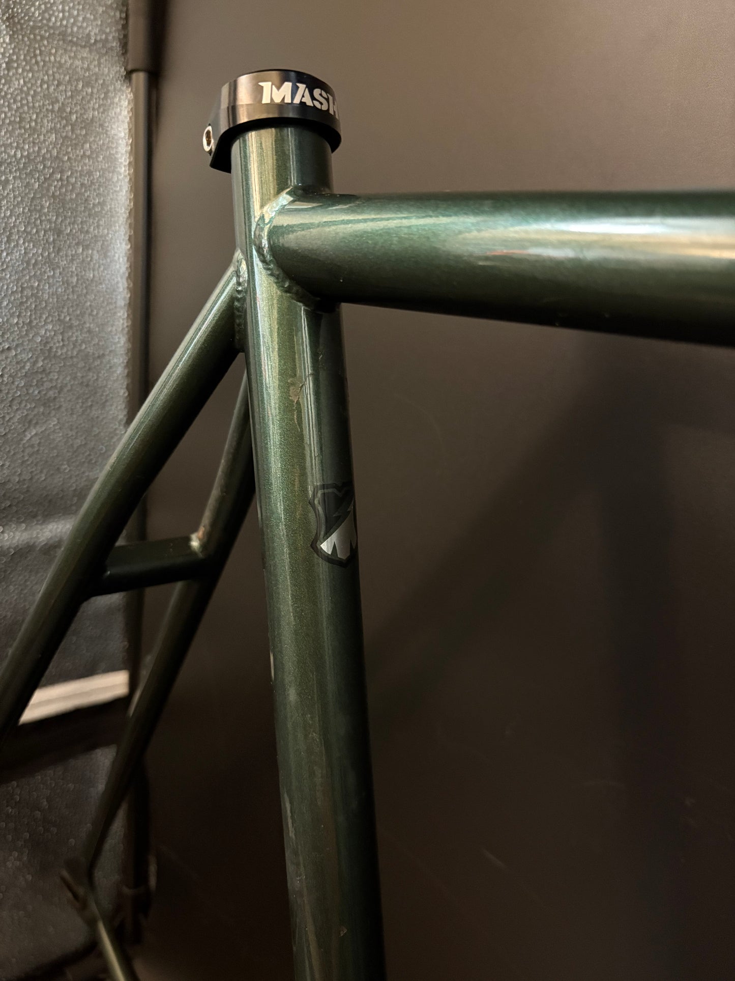 Mash Steel Frameset Green 55cm w/ Mash Rack + Camo ILE x Mash Rack Bag