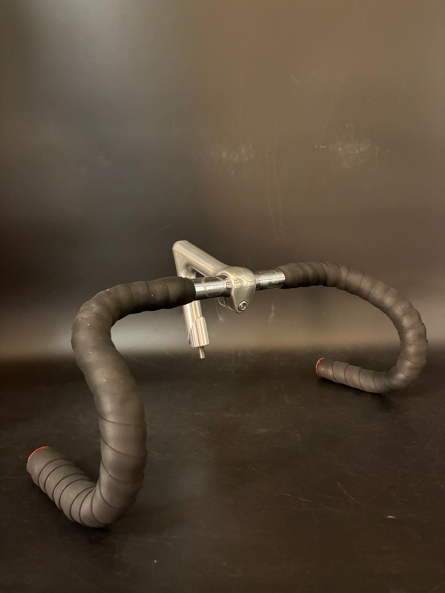 Nitto Fuji Olympiade Drop Handlebar Silver 39cm + Nitto Jaguar Stem 100mm 25.4