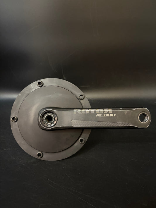 Rotor Aldhu Crankset Black 165mm