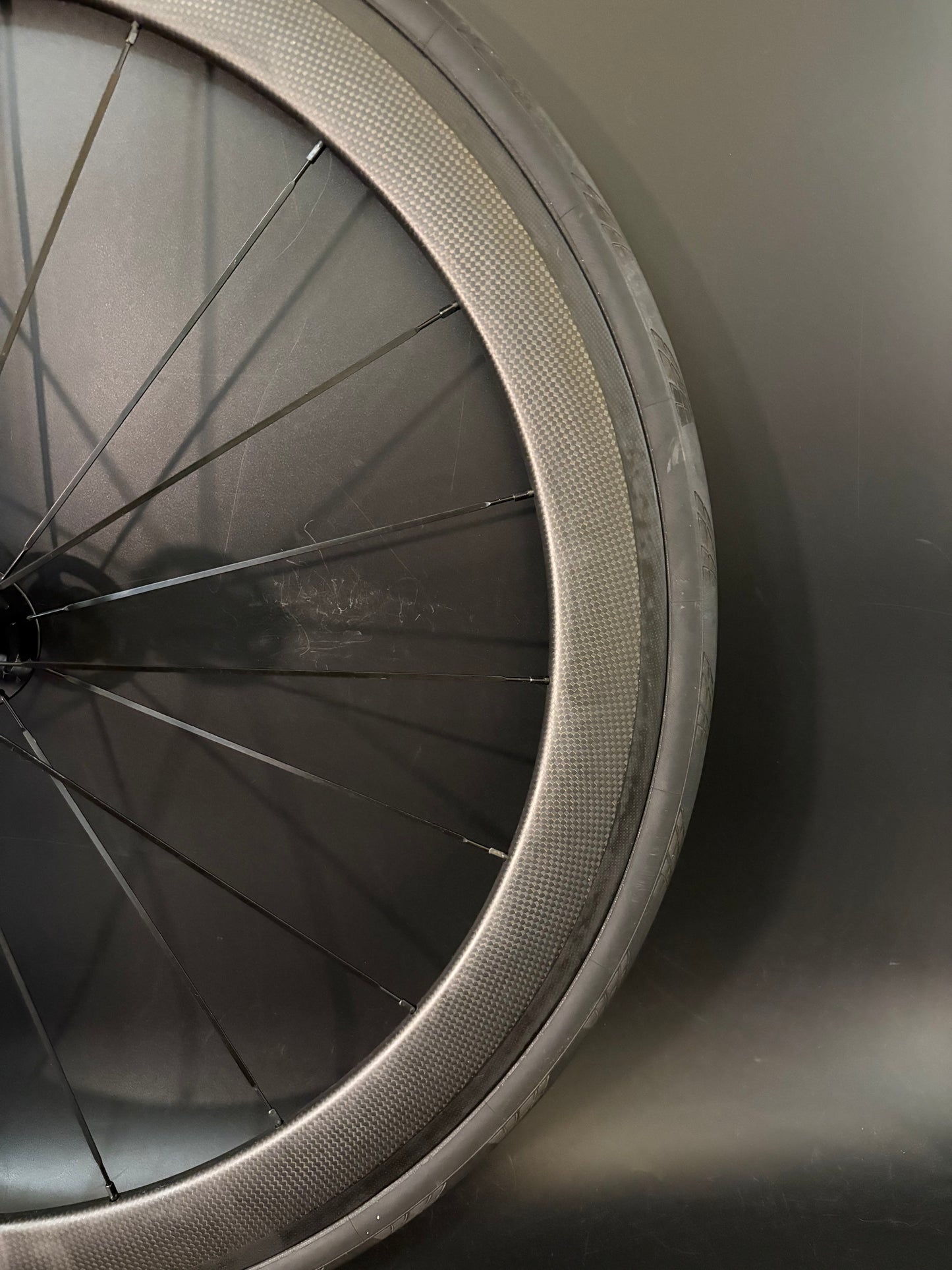 Unbranded 50mm Carbon Clincher / Novatec Wheelset 20/24h