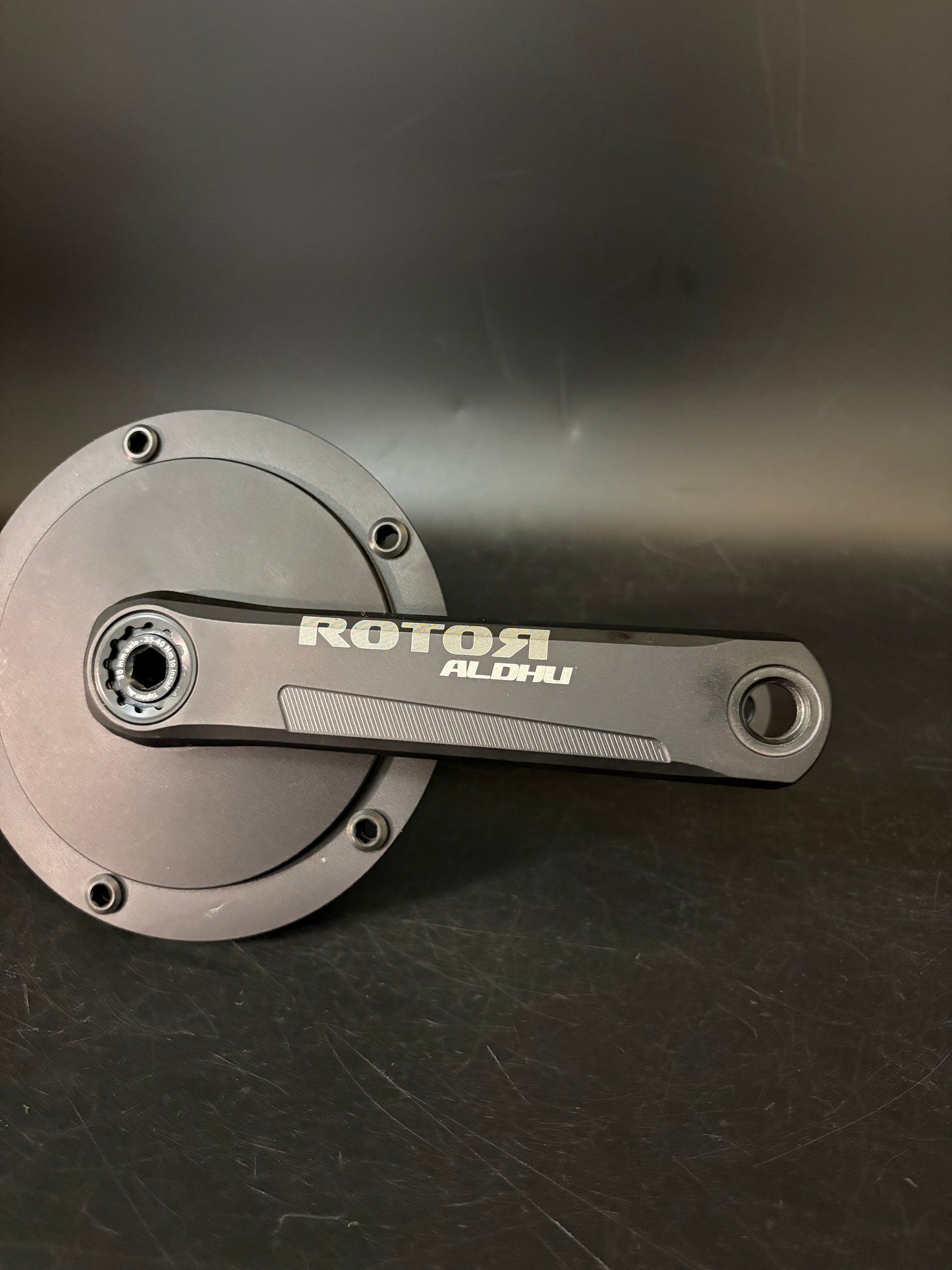 Rotor Aldhu Cranks Black 165mm