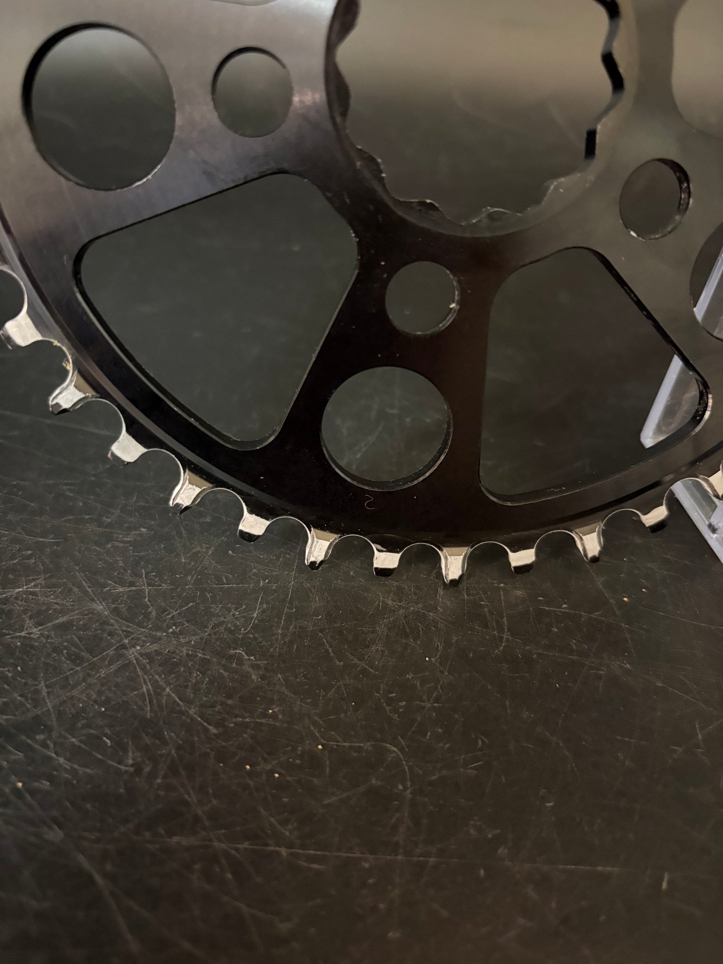 White Industries Narrow Wide Chainring Black 40t