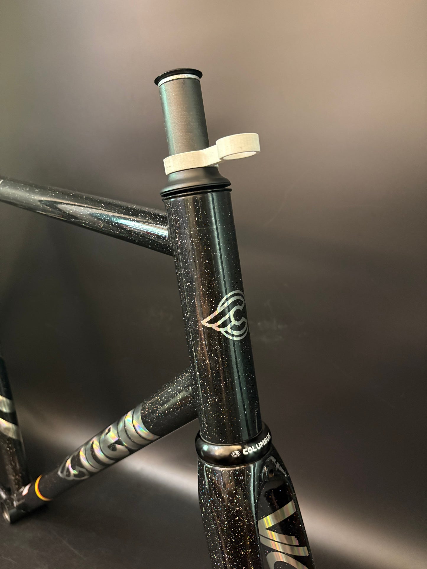 Cinelli Vigorelli Steel Frameset Black Sparkle XL