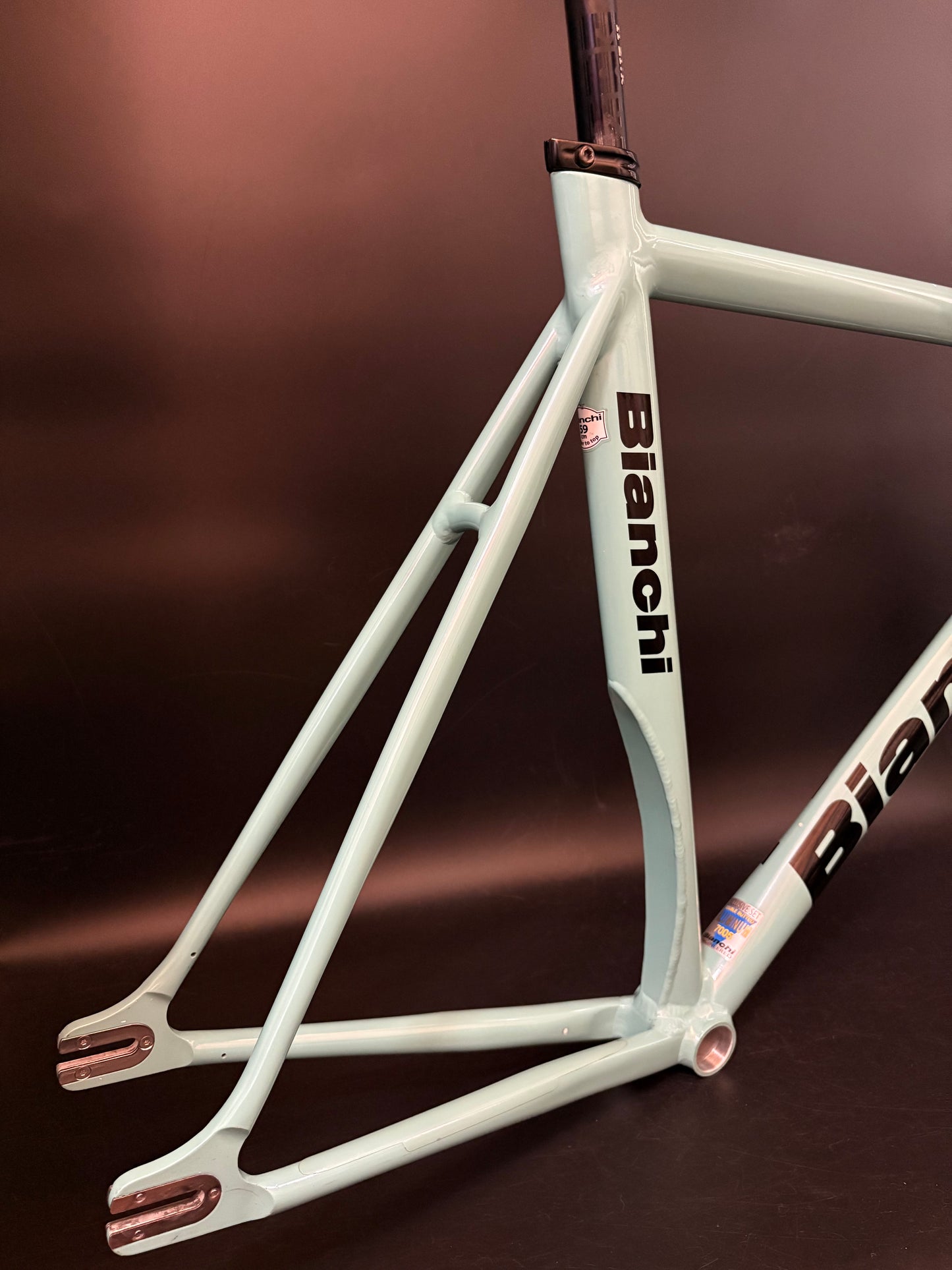Bianchi Super Pista Frameset Celeste 59cm