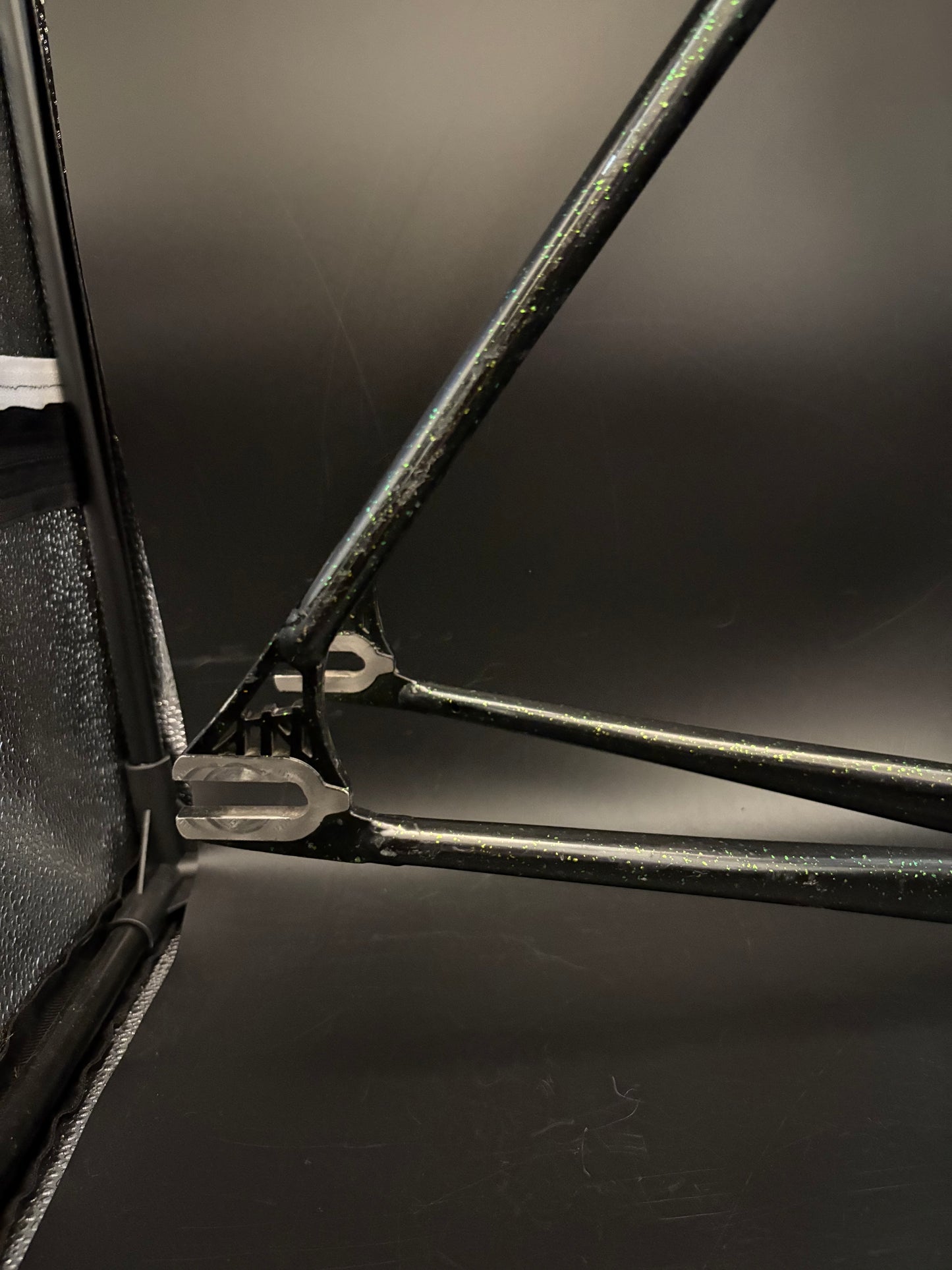 All City Big Block Frameset Green Sparkle 52cm