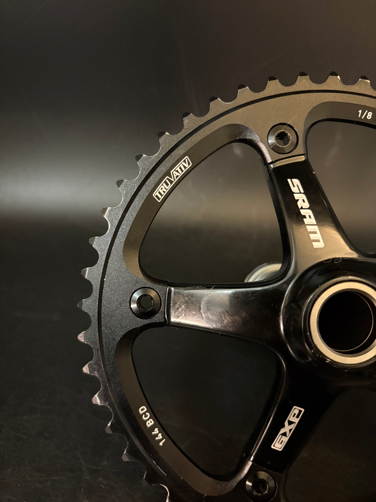 Sram Omnium Crankset Black 167.5mm 48t