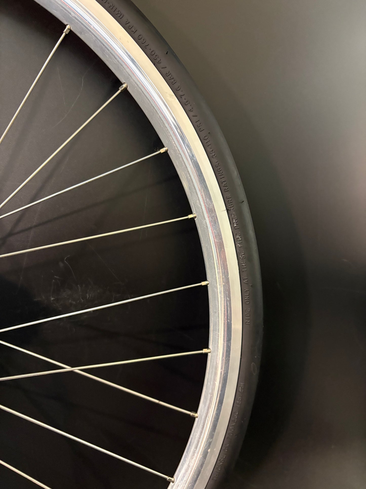 H Plus Son Archetype / Phil Wood HF Wheelset Silver 32h