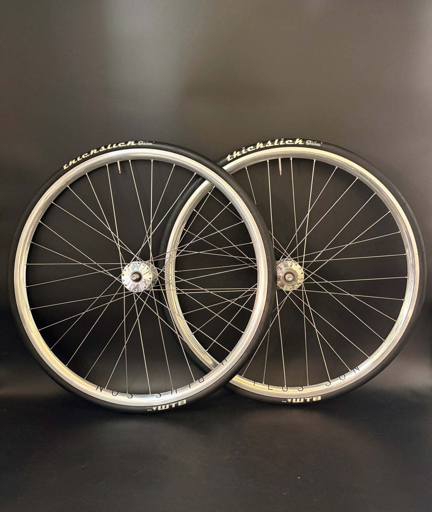 H Plus Son Archetype / Phil Wood HF Wheelset Silver 32h