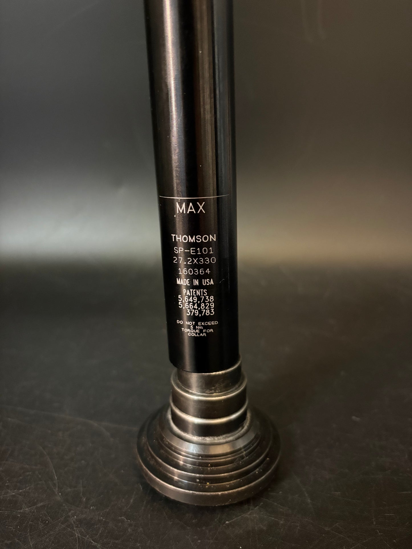 Thomson Elite Seatpost Black 27.2 330mm
