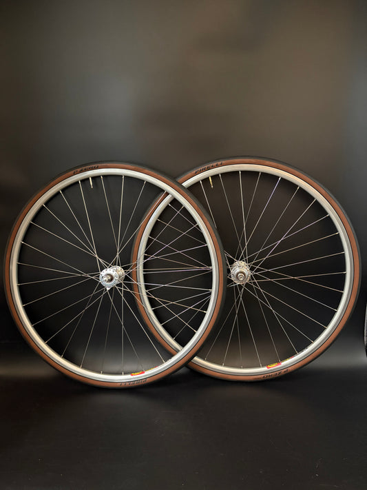 Mavic Open Pro Silver / Phil Wood LF Single Speed Wheelset 28/32h