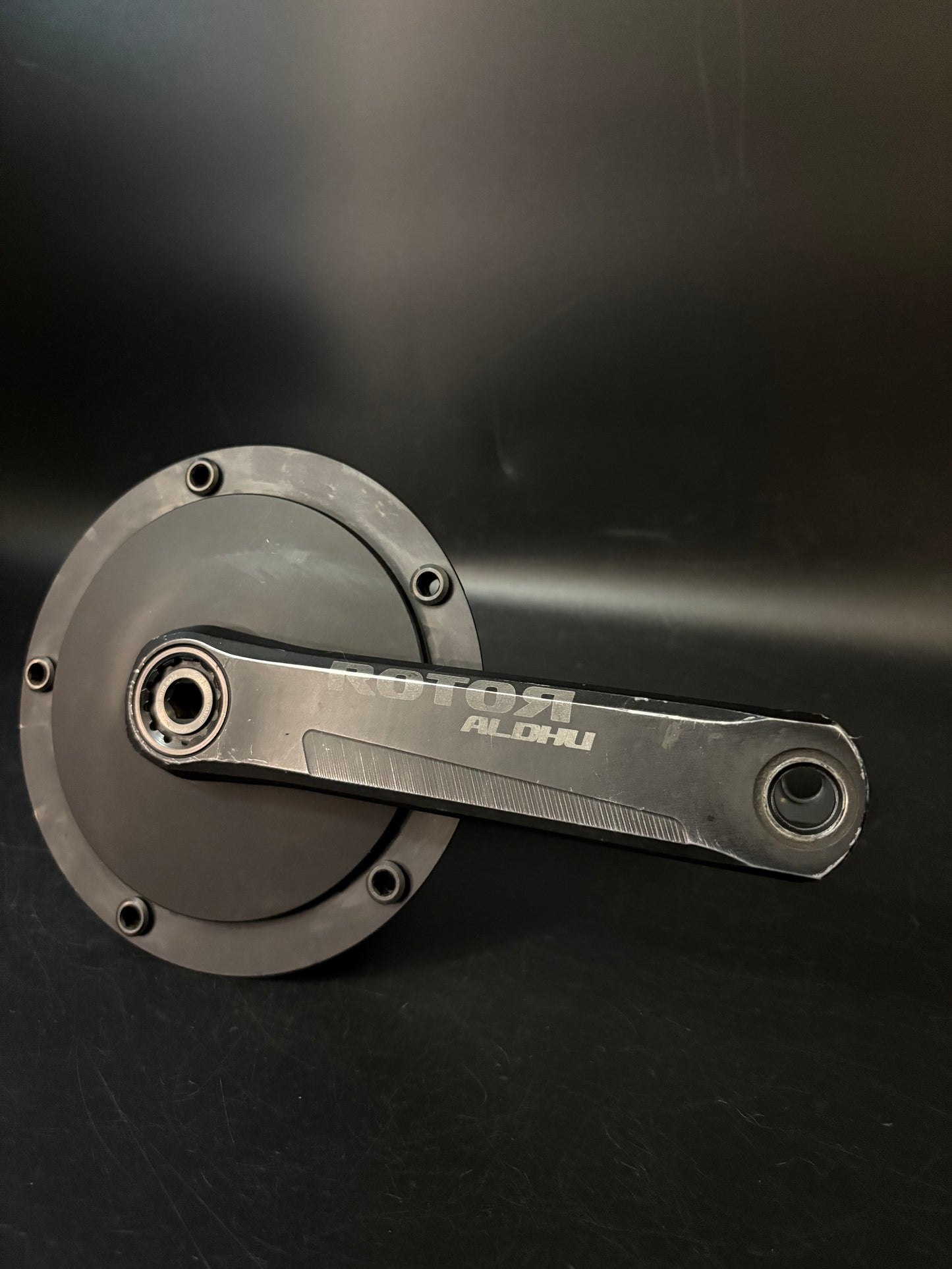 Rotor Aldhu Crankset Black 165mm