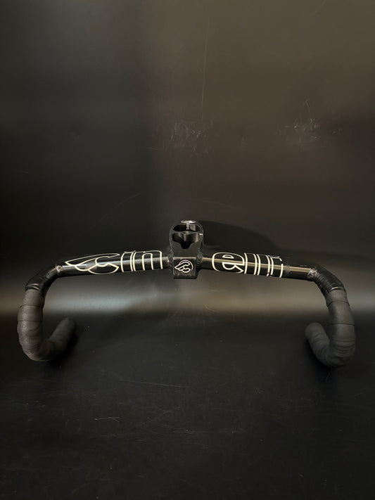 Cinelli Integralter Integrated Drop Handlebar Stem Black 42cm 1” Threadless 100mm