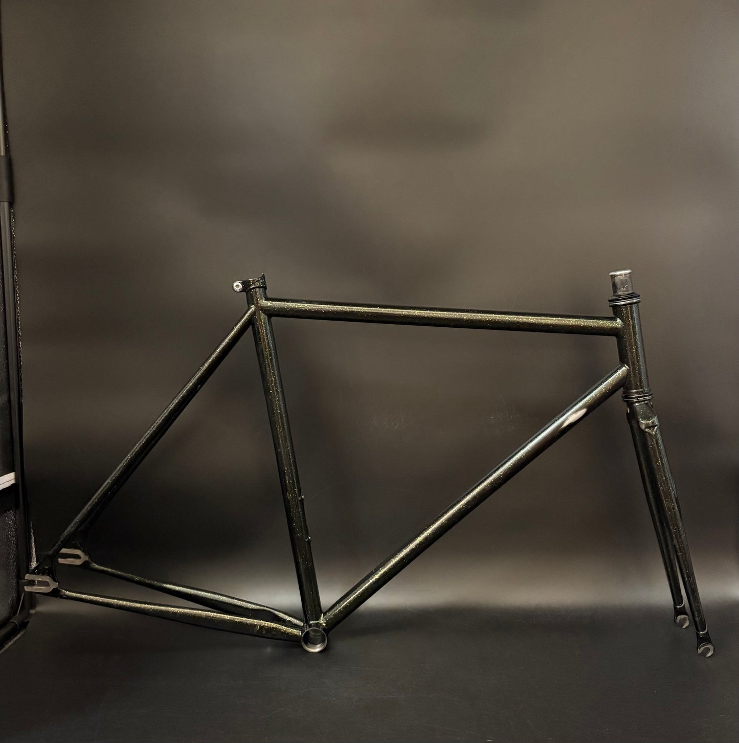All City Big Block Frameset Green Sparkle 52cm