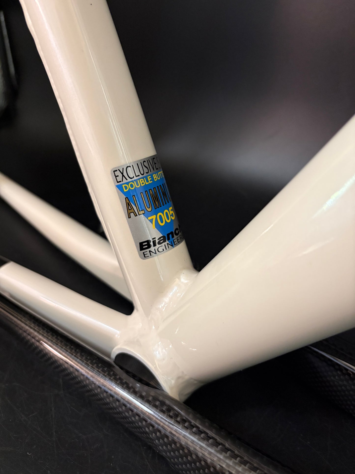NOS Bianchi Pista Concept 2008 Frameset White 61cm