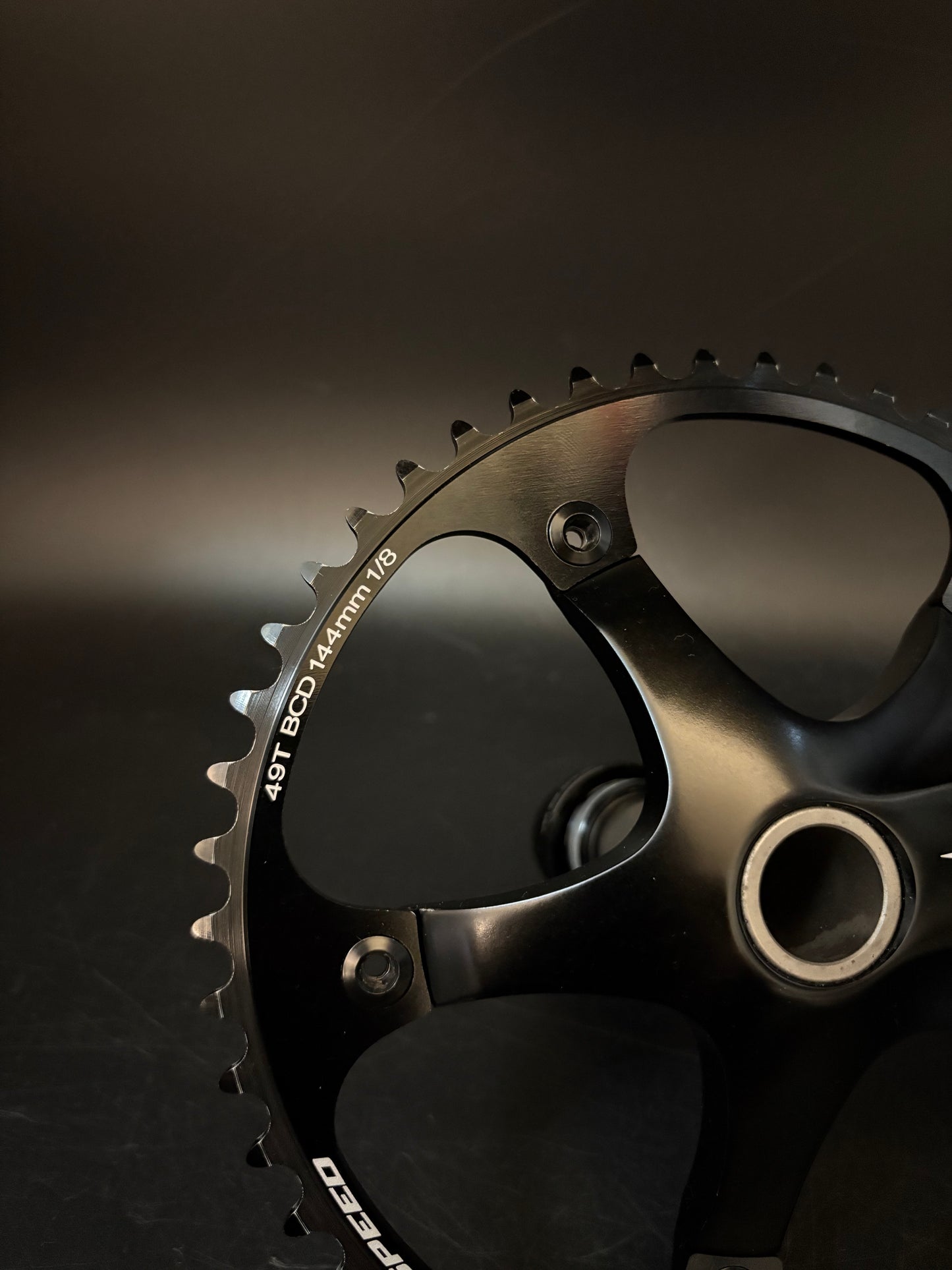 Real Speed TRK-1 Crankset Black 170mm 49t