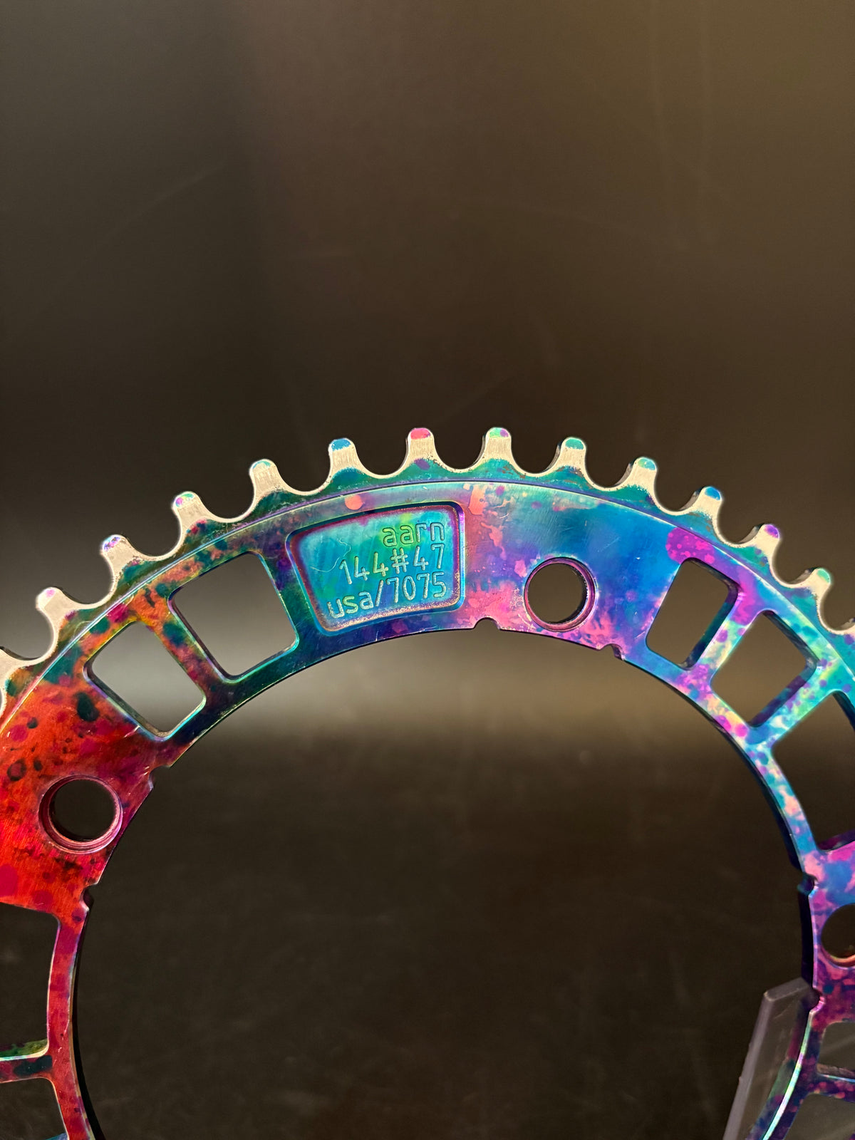 Aarn x Mash Chainring Rainbow 47t