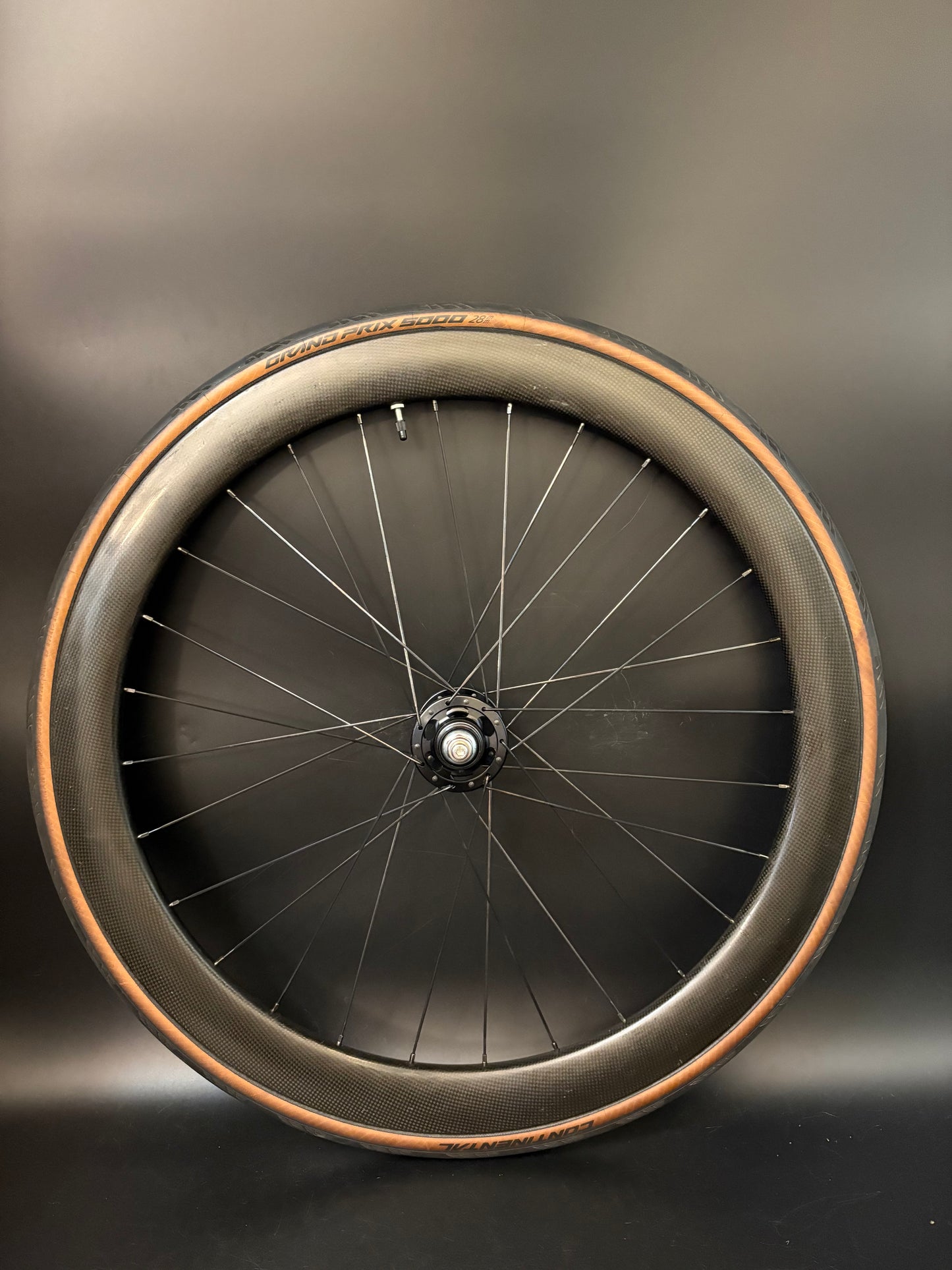 Unbranded Carbon 50mm / Paul Components HF Wheelset Black 28h