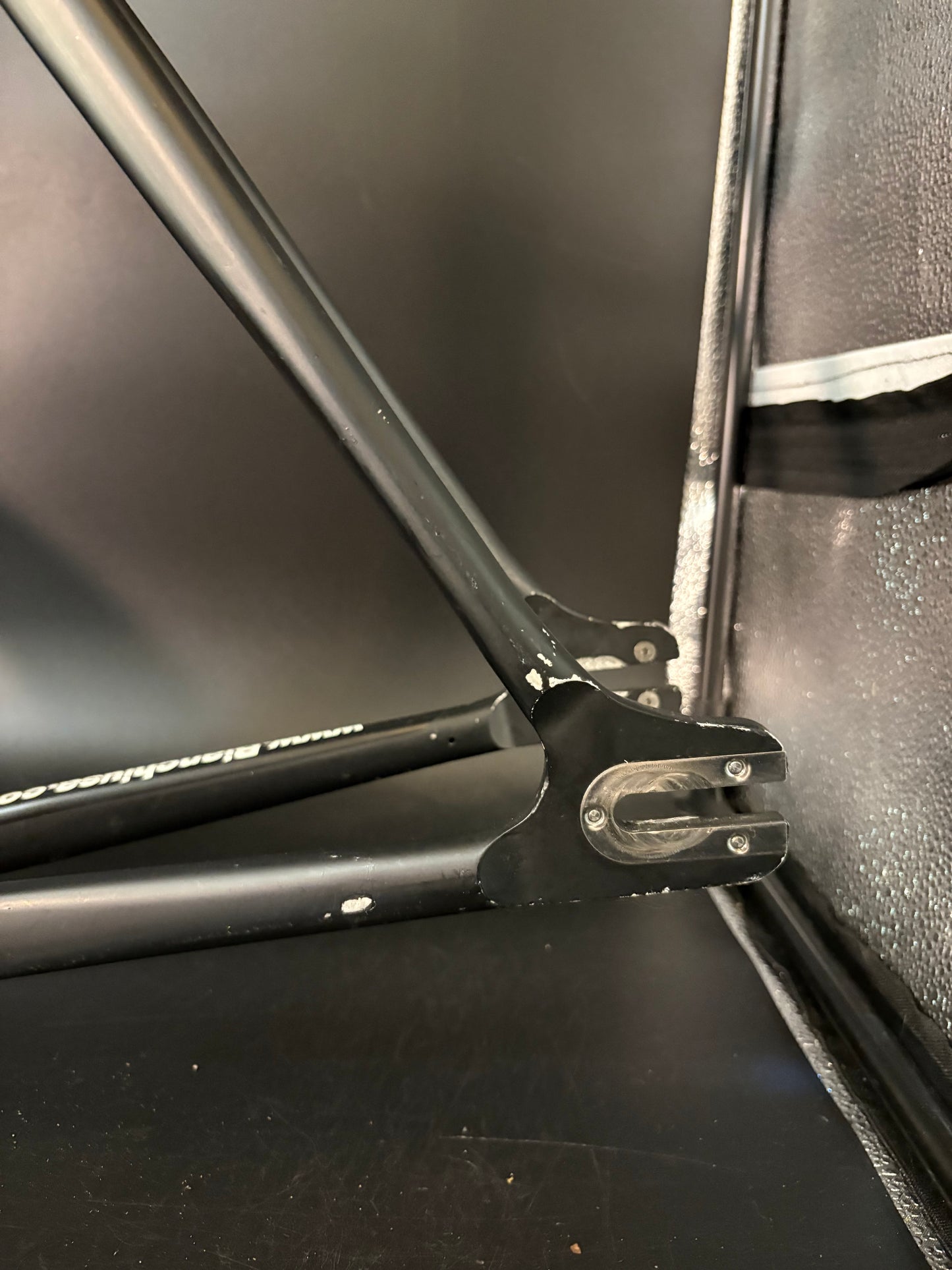 CRACKED Bianchi Pista Concept 2003 Frameset Black 55cm