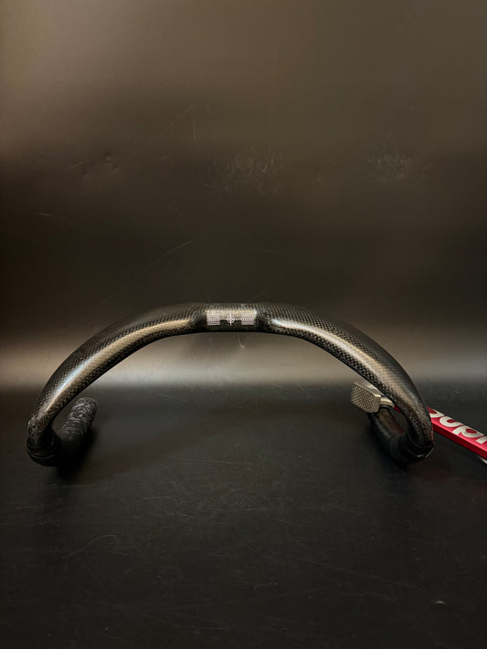 Unbranded Track Drop Handlebar Carbon 37cm 31.8