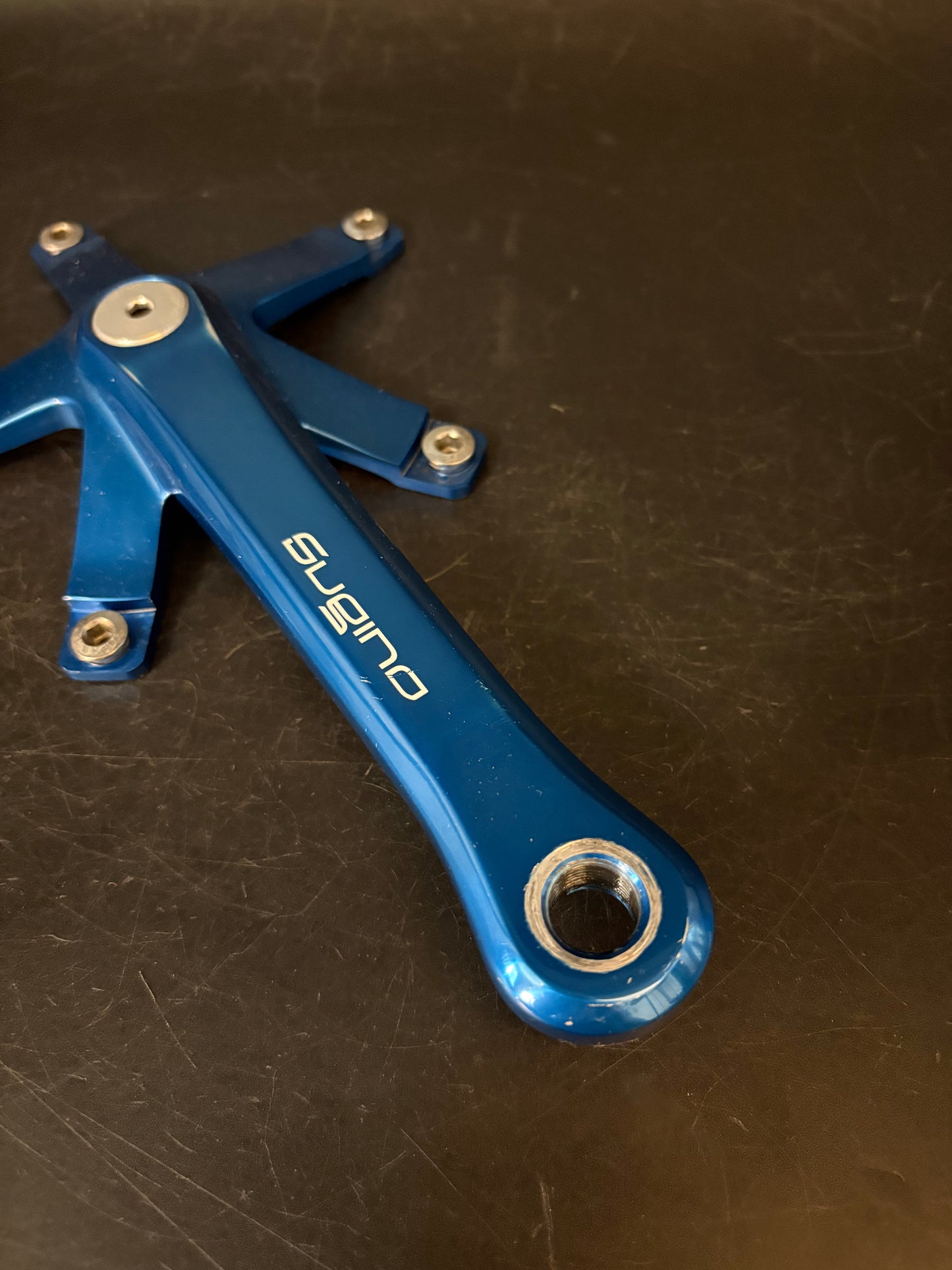 Sugino 75 Cranks Blue 165mm