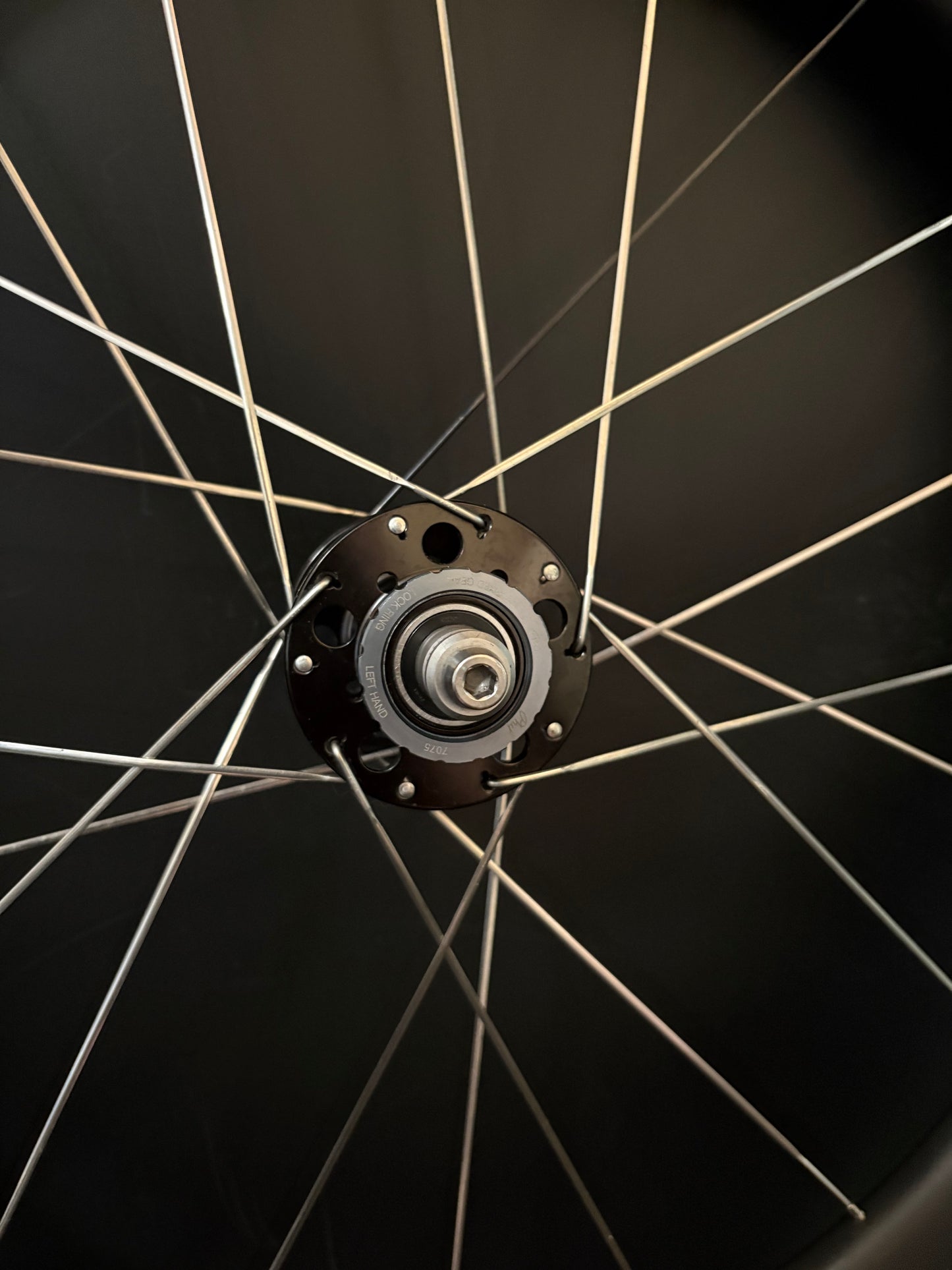 Unbranded Carbon 88mm / Phil Wood Pro Wheelset Black 20h