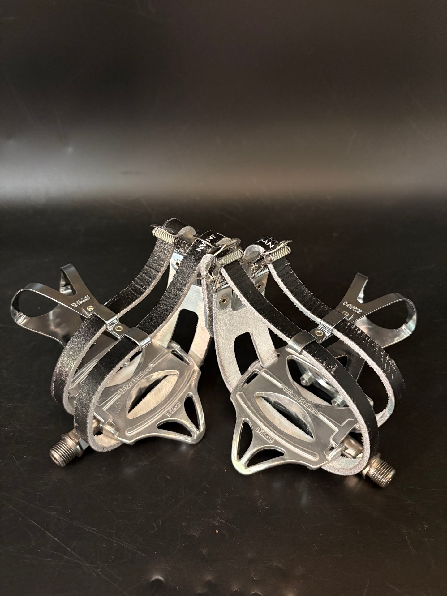 MKS Urban Platform / MKS Leather Double Straps Pedal Set Up