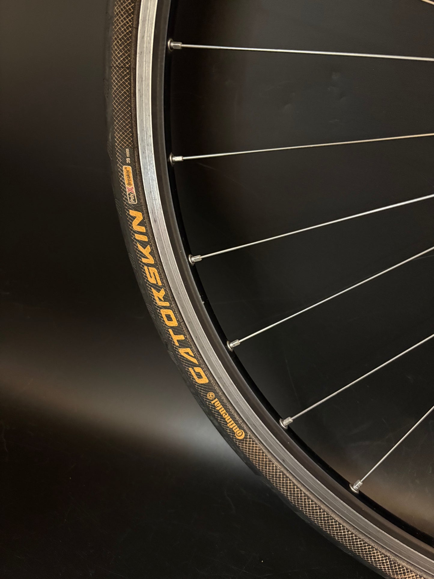 Mavic Open Pro Black / Dura Ace LF 7710 Wheelset 28h