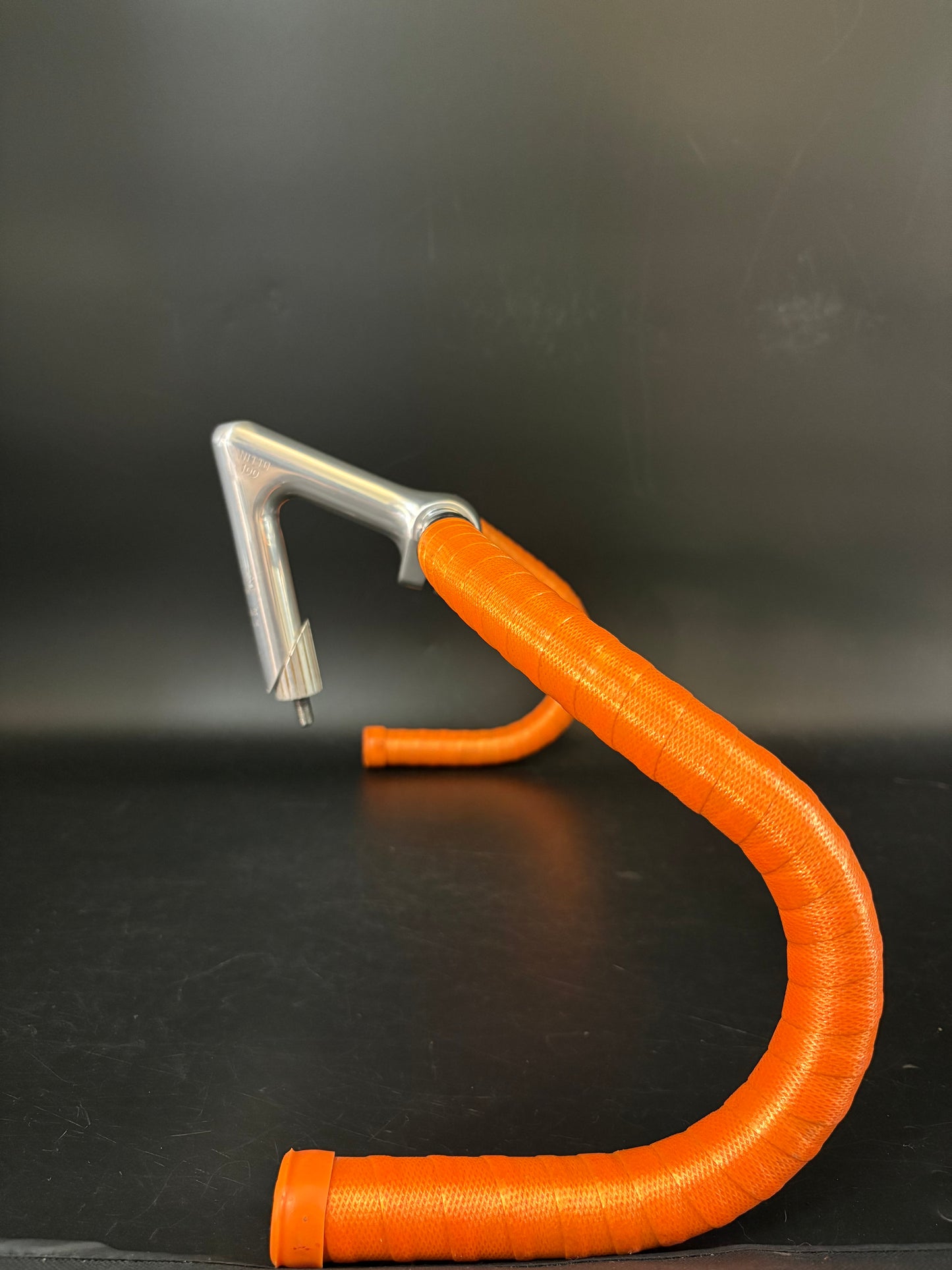 Nitto B123 Track Drop Handlebar Silver 44cm + Nitto Jaguar Quill Stem 100mm 25.4 NJS