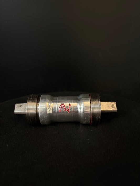 Phil Wood Square Taper Bottom Bracket Silver 108mm JIS